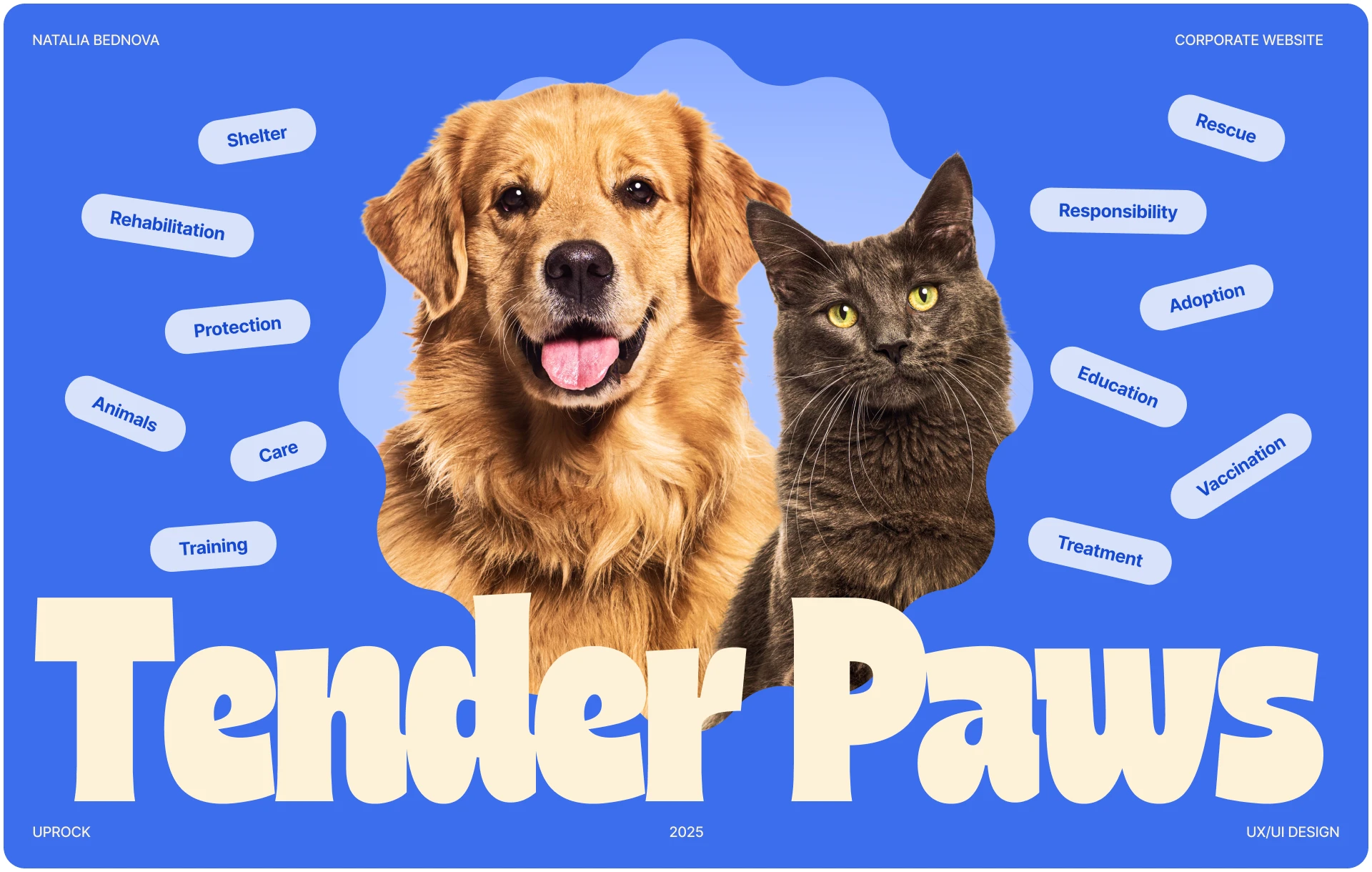 Tender Paws | Corporate website concept — Изображение №1 — Интерфейсы на Dprofile