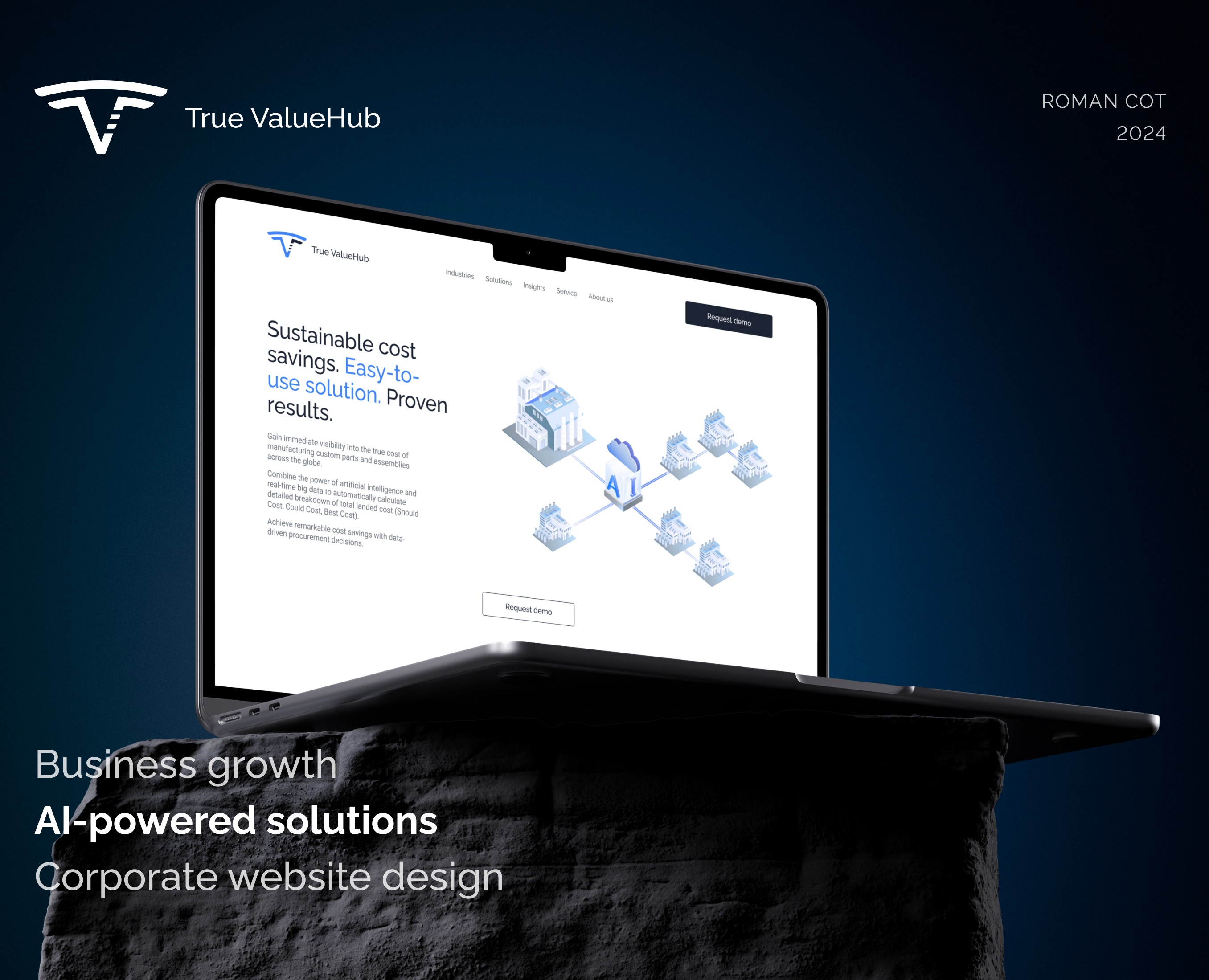 Branding & Corporate Website — Интерфейсы, Брендинг на Dprofile
