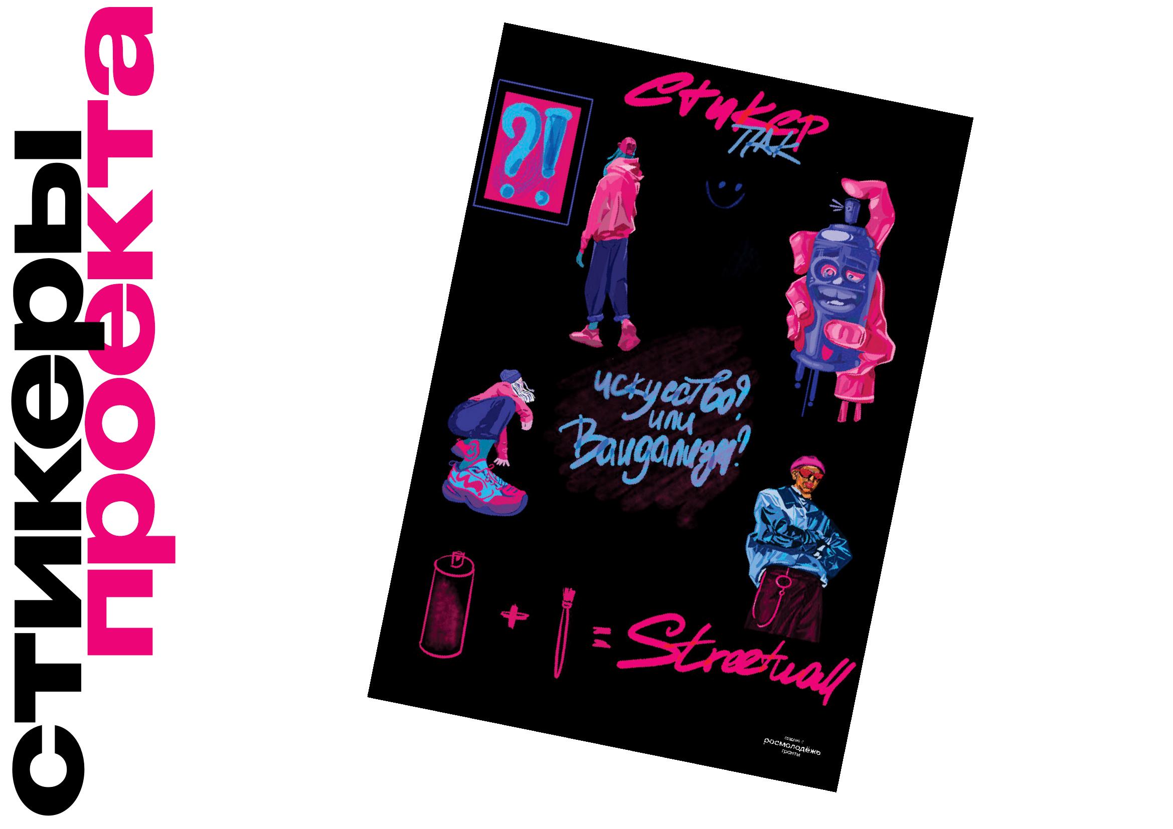 Мерч для Streetwall 2024 — Изображение №6 — Брендинг, Графика на Dprofile