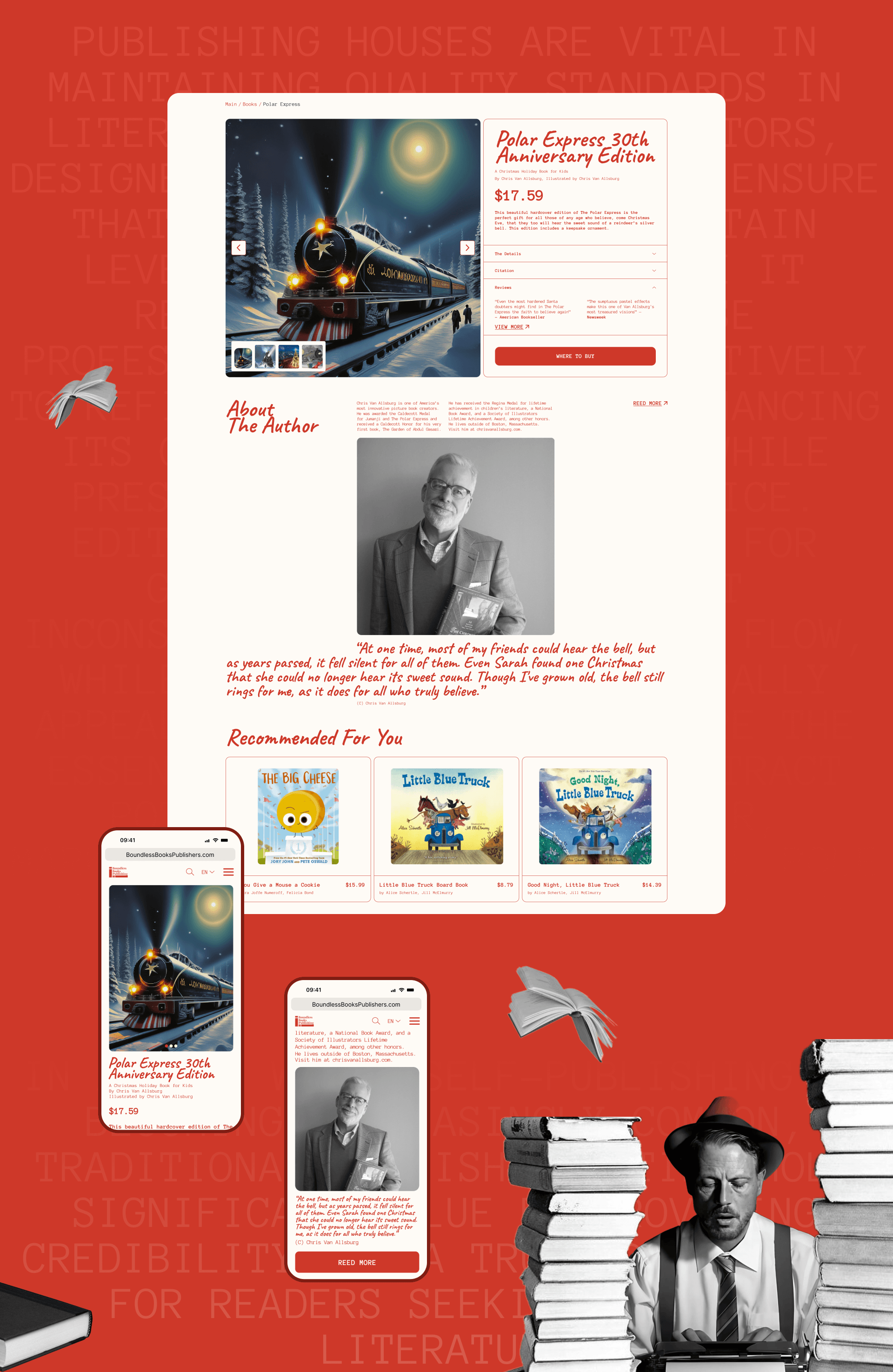 Boundless Books Publishers — Изображение №6 — Интерфейсы на Dprofile