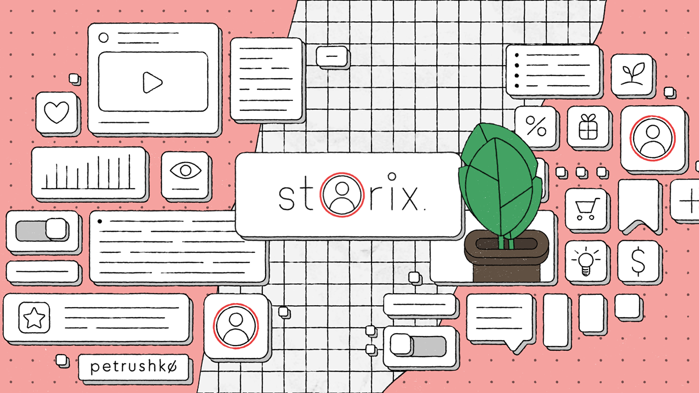 Storix. SDK mobile app. 2D animated explainer. — Изображение №6 — Иллюстрация, Анимация на Dprofile