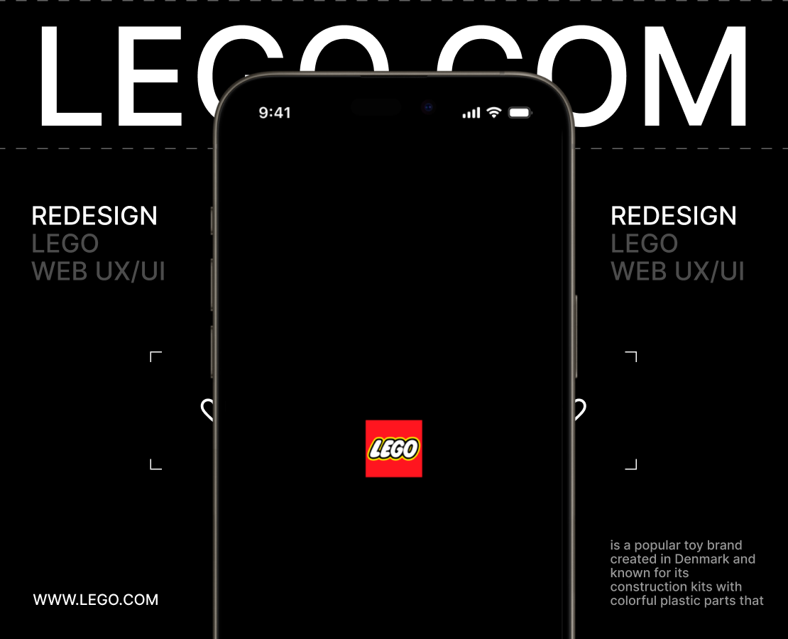 LEGO REDESIGN ( UX/UI ) — Интерфейсы на Dprofile