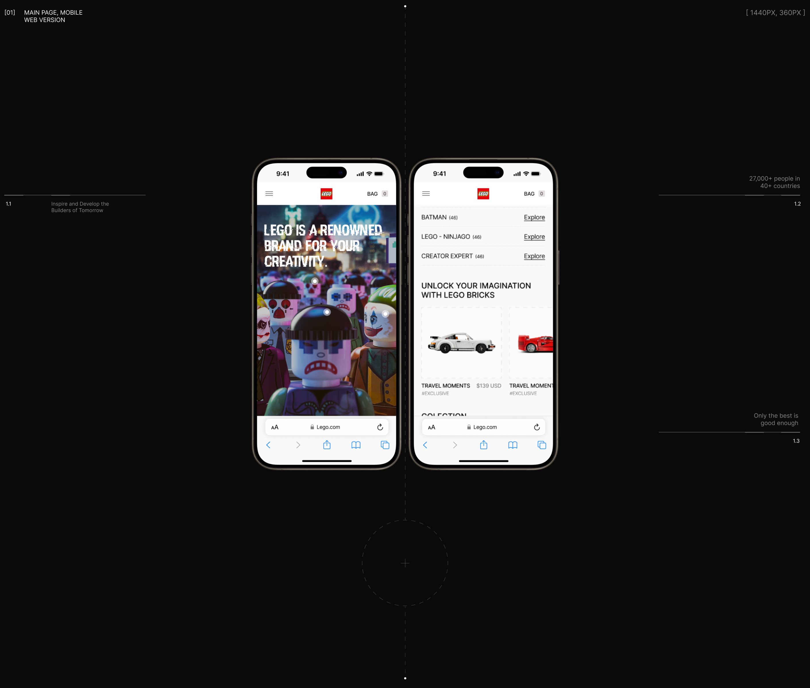 LEGO REDESIGN ( UX/UI ) — Изображение №5 — Интерфейсы на Dprofile
