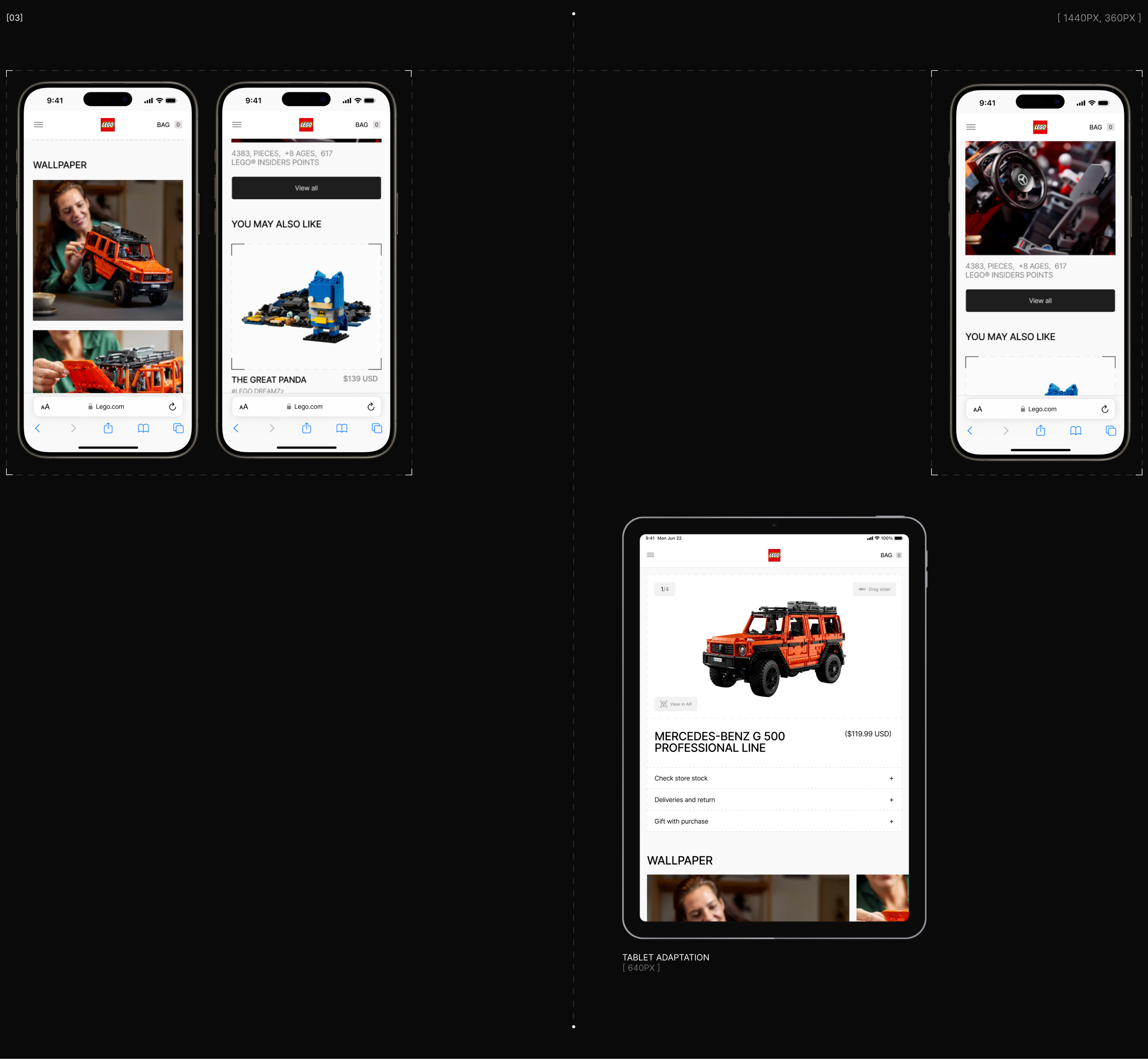 LEGO REDESIGN ( UX/UI ) — Изображение №11 — Интерфейсы на Dprofile