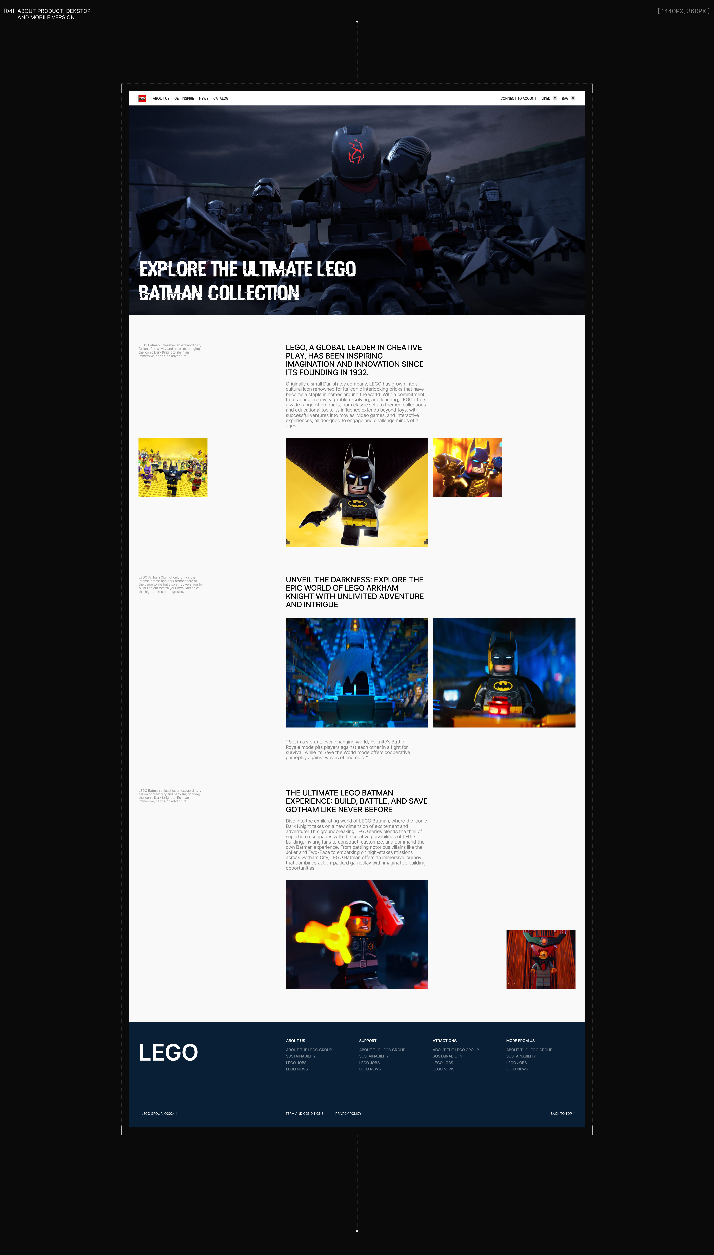 LEGO REDESIGN ( UX/UI ) — Изображение №13 — Интерфейсы на Dprofile