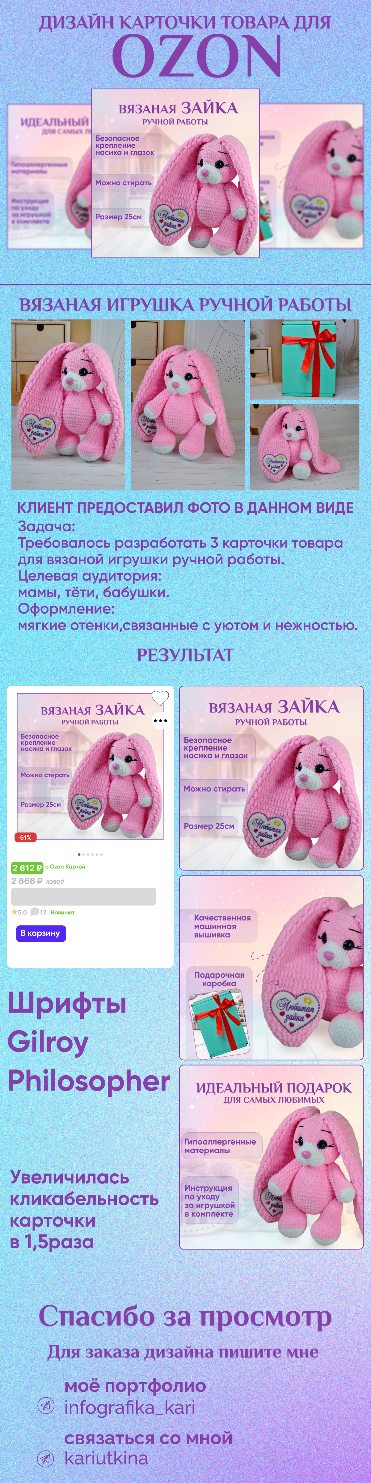 Дизайн карточки товара на Ozon — Изображение №1 — Брендинг, Интерфейсы на Dprofile