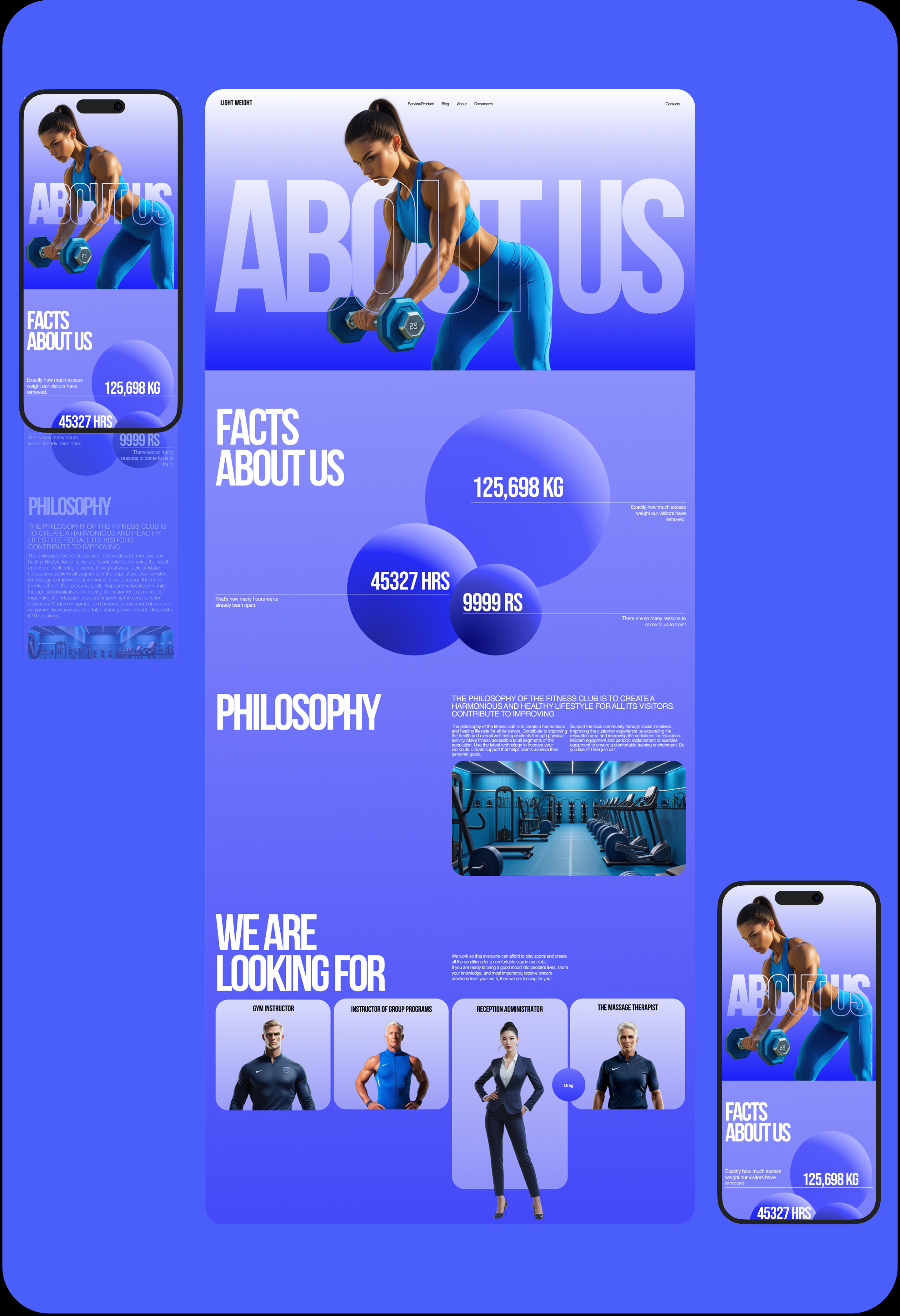 Fitness club Leight Weight — Изображение №10 — Интерфейсы на Dprofile