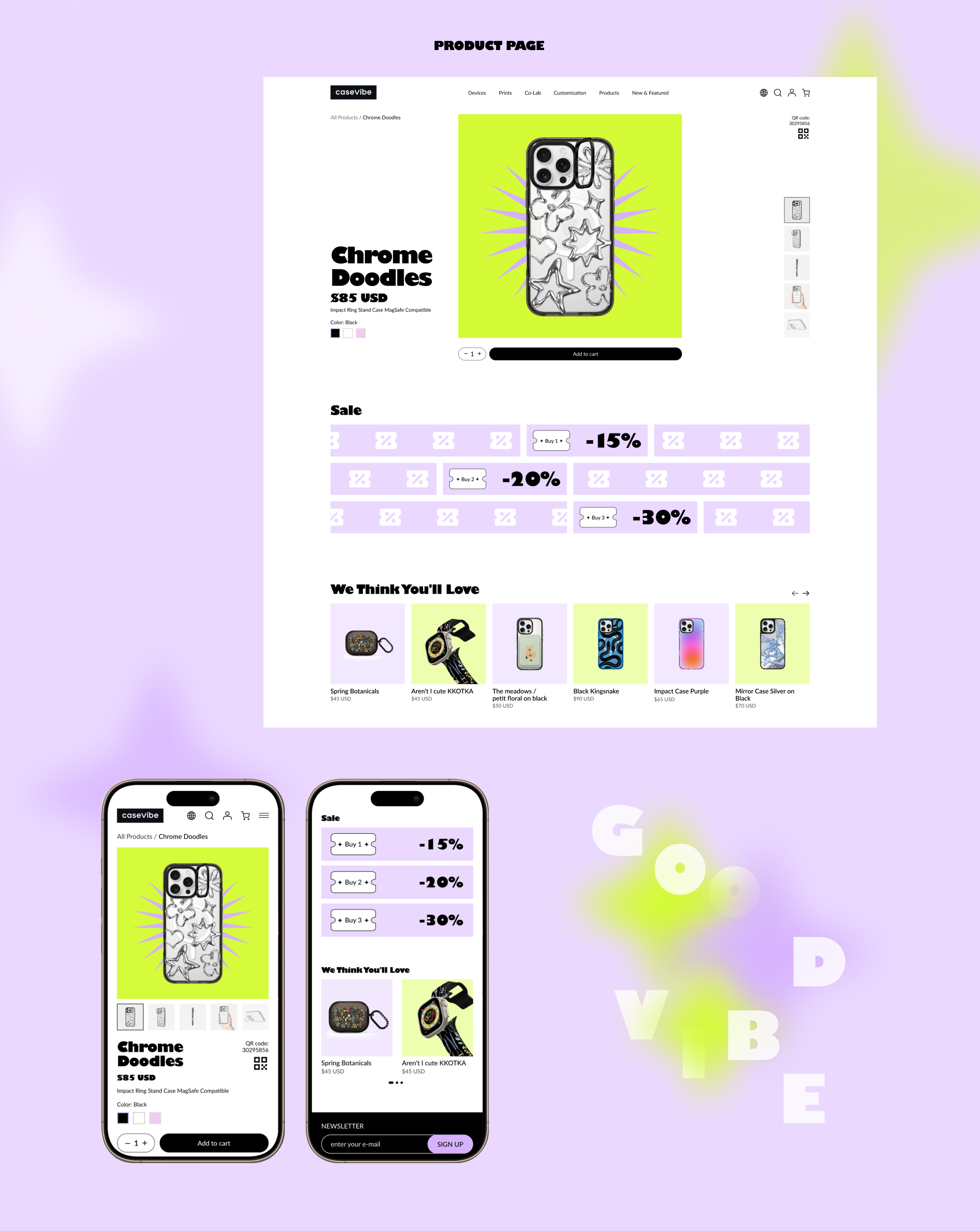 CaseVibe — Изображение №7 — Интерфейсы на Dprofile