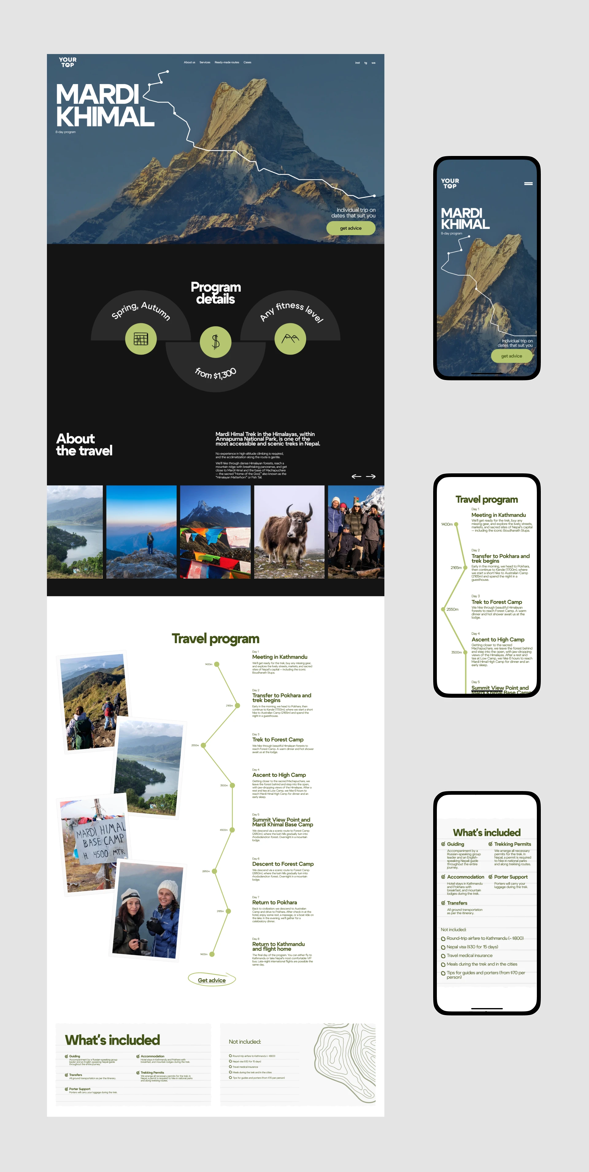 Корпоративный сайт для тревел агентства — Изображение №13 — Интерфейсы на Dprofile