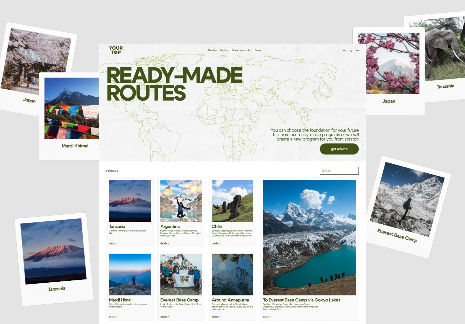 Корпоративный сайт для тревел агентства — Изображение №11 — Интерфейсы на Dprofile