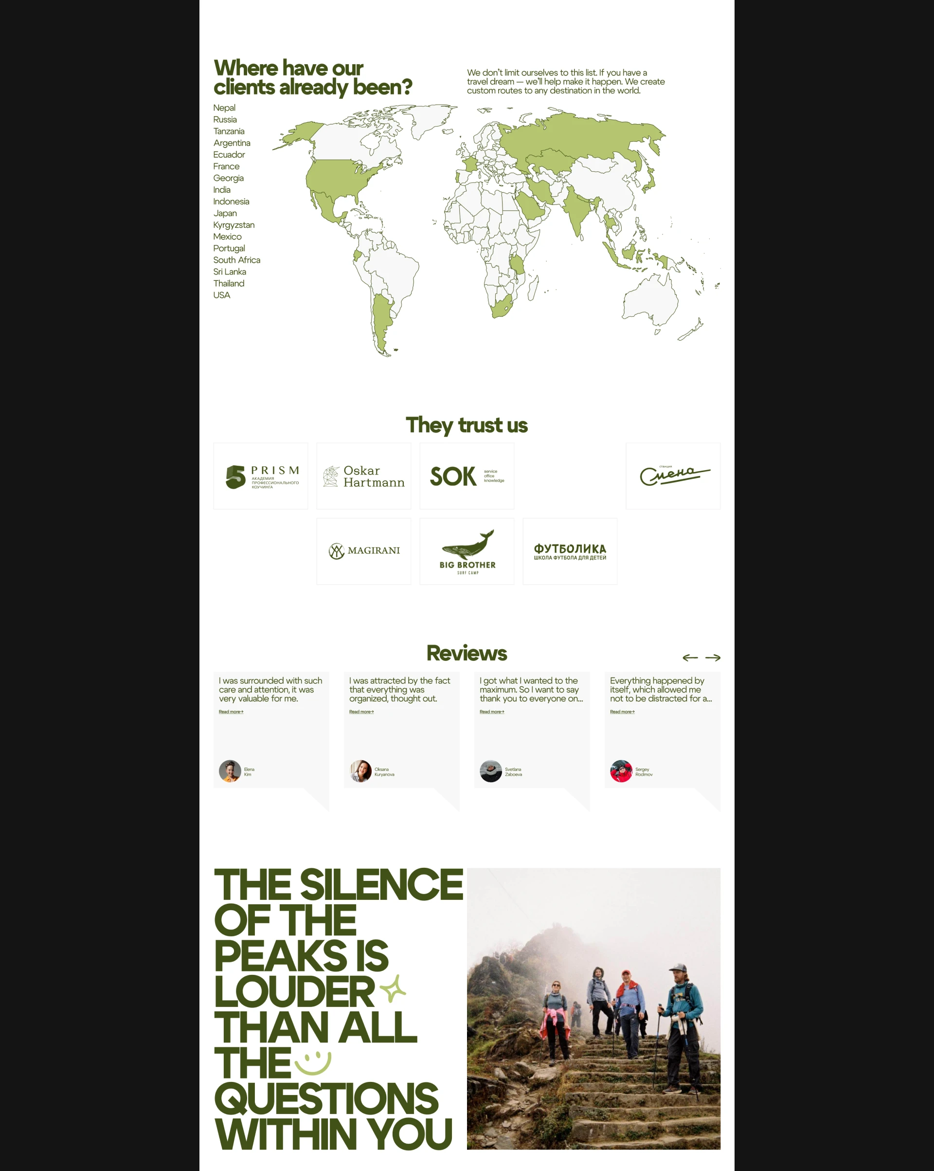 Корпоративный сайт для тревел агентства — Изображение №16 — Интерфейсы на Dprofile