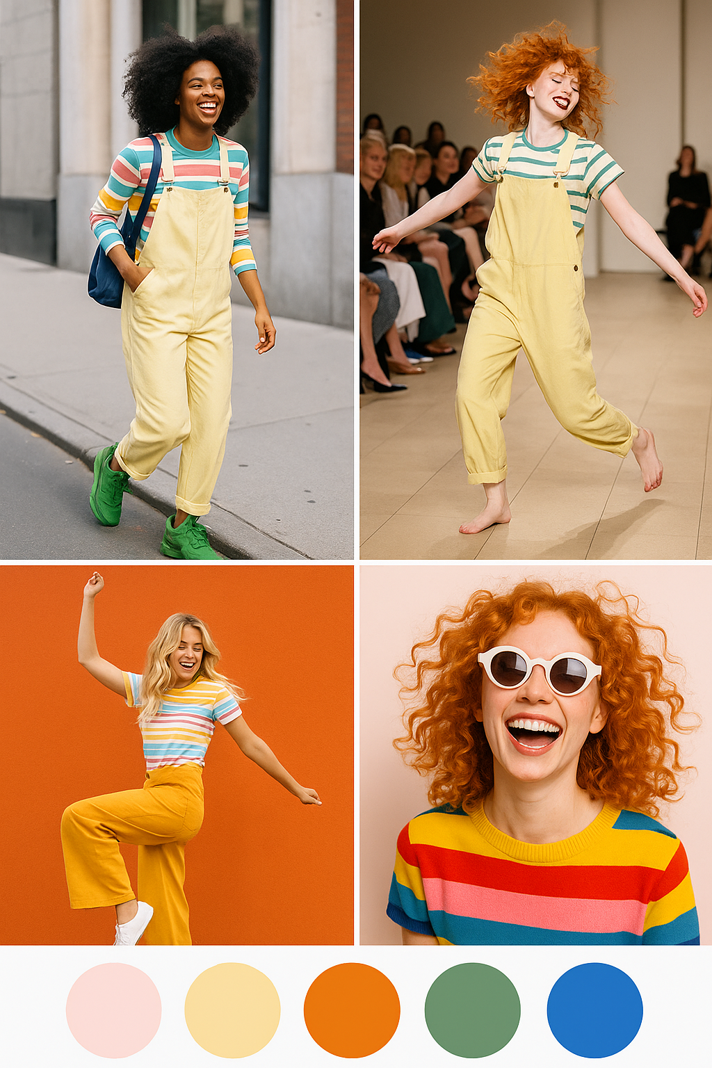 Funky Spring: Эмоции в движении для модного бренда — Изображение №2 — Брендинг, Иллюстрация на Dprofile