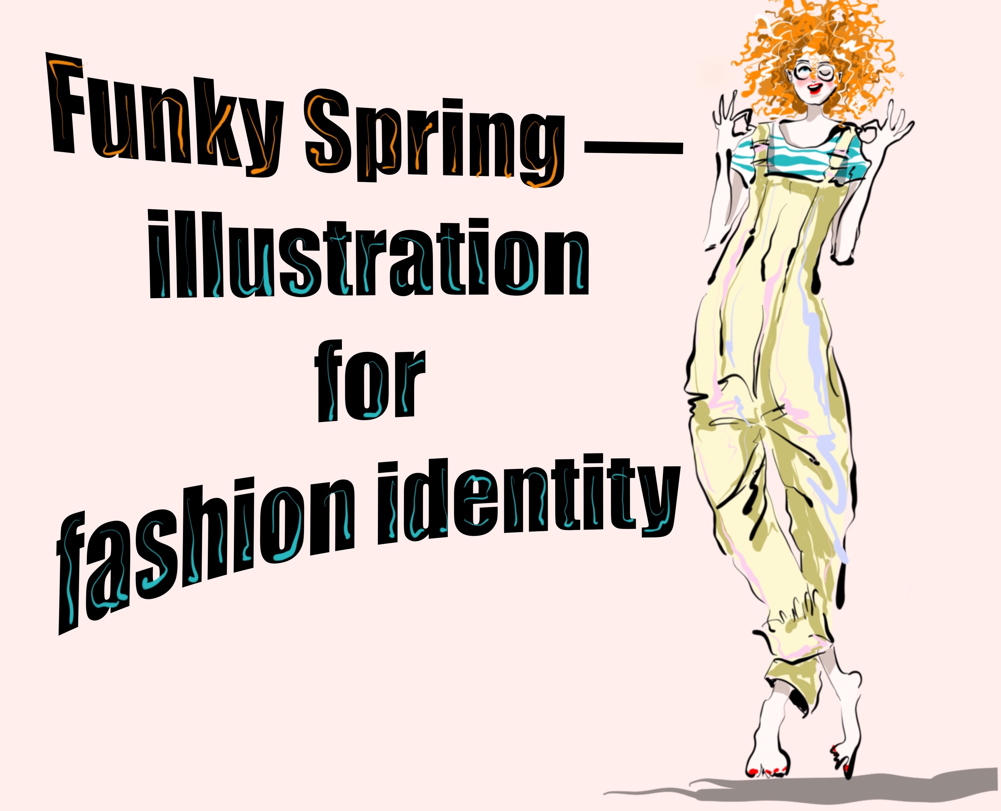 Funky Spring: Эмоции в движении для модного бренда — Брендинг, Иллюстрация на Dprofile