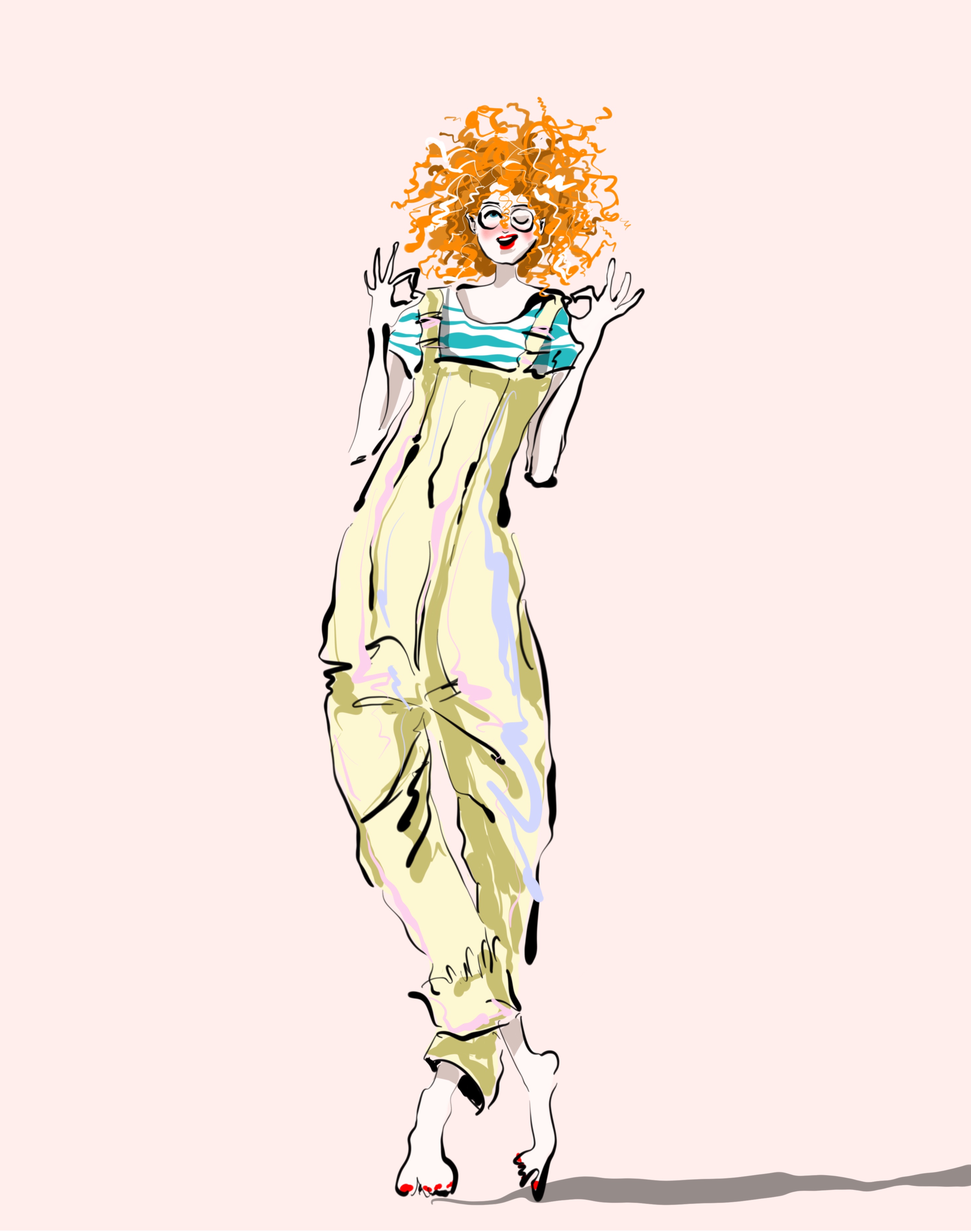 Funky Spring: Эмоции в движении для модного бренда — Изображение №4 — Брендинг, Иллюстрация на Dprofile