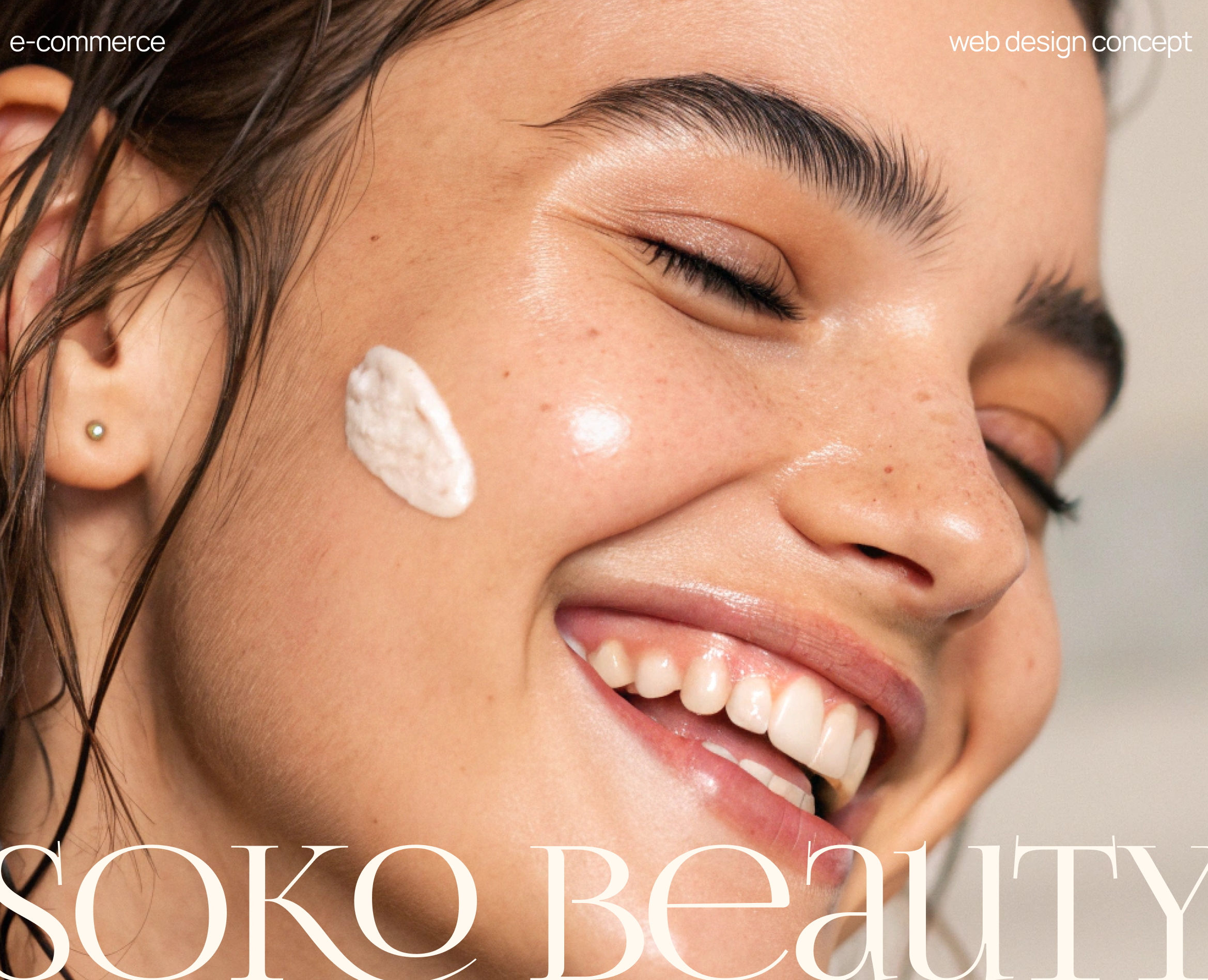 E-commerce web design concept for a skin care store — Интерфейсы на Dprofile