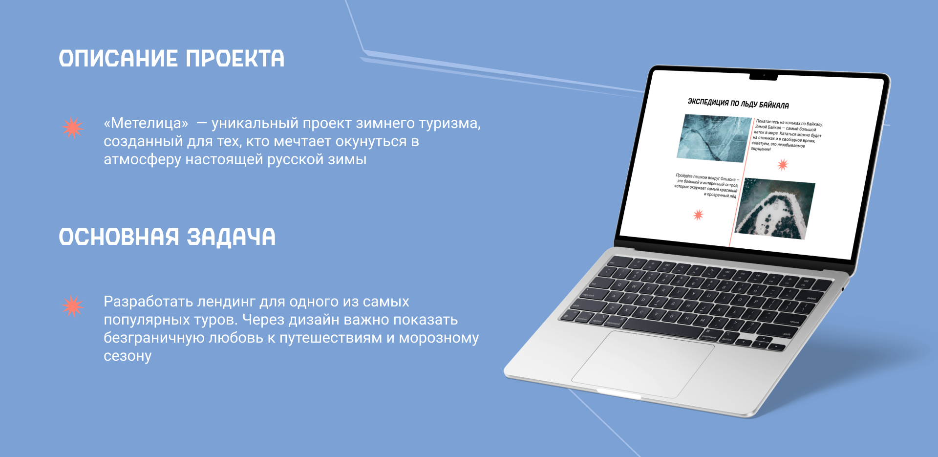 Лендинг для турагенства «Метелица» | UX UI дизайн — Изображение №2 — Интерфейсы, Графика на Dprofile