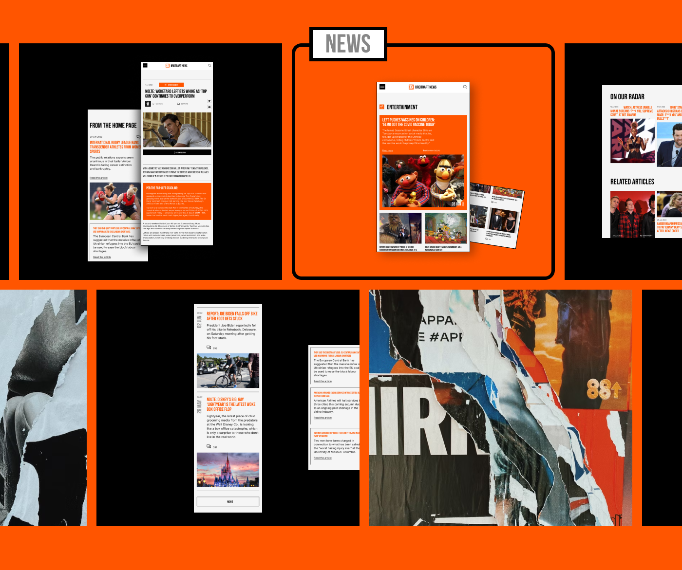 BREIBART NEWS — редизайн новостного сайта — Изображение №5 — Интерфейсы на Dprofile