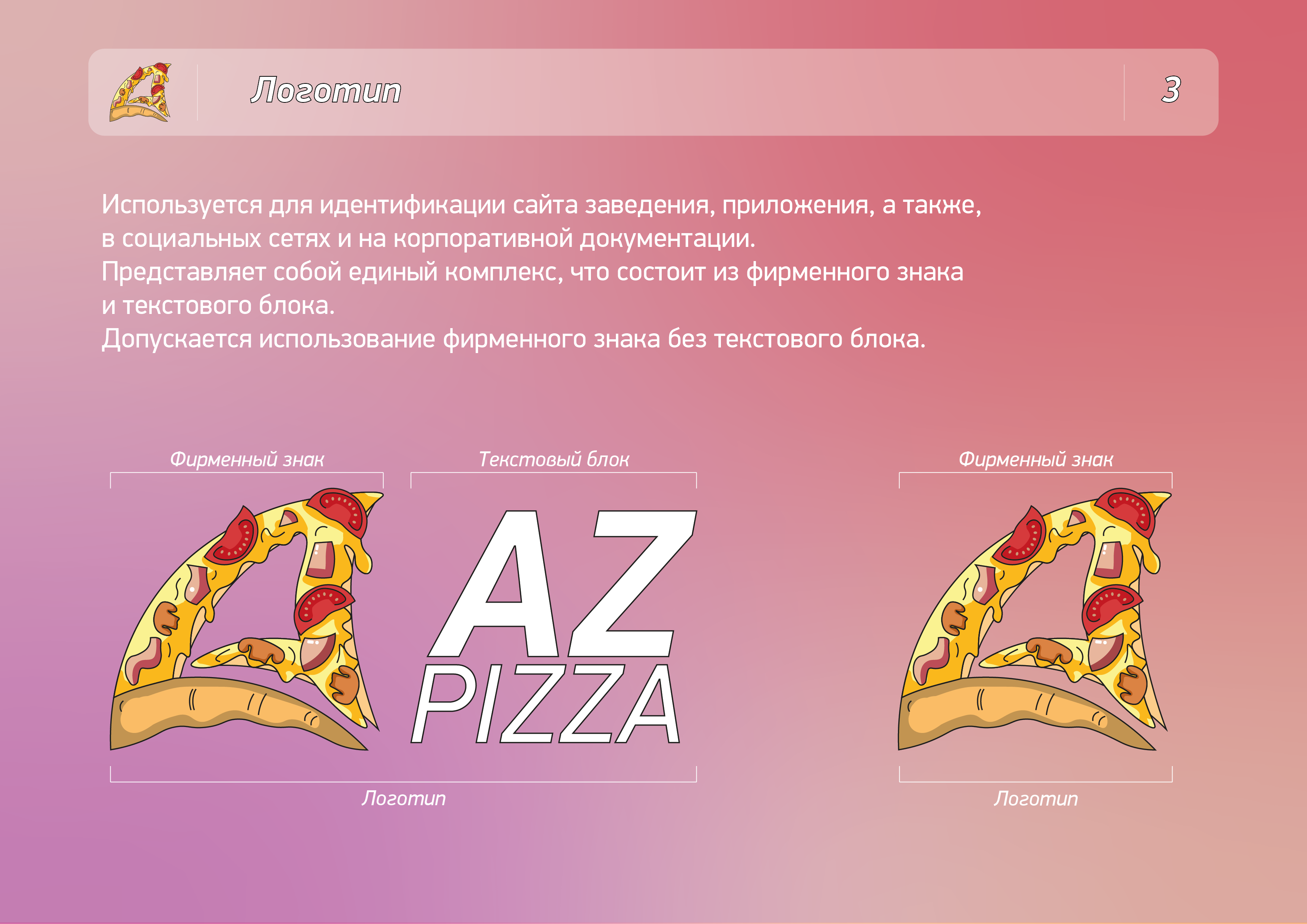 Фирменный стиль пиццерии — Изображение №3 — Брендинг, Графика на Dprofile