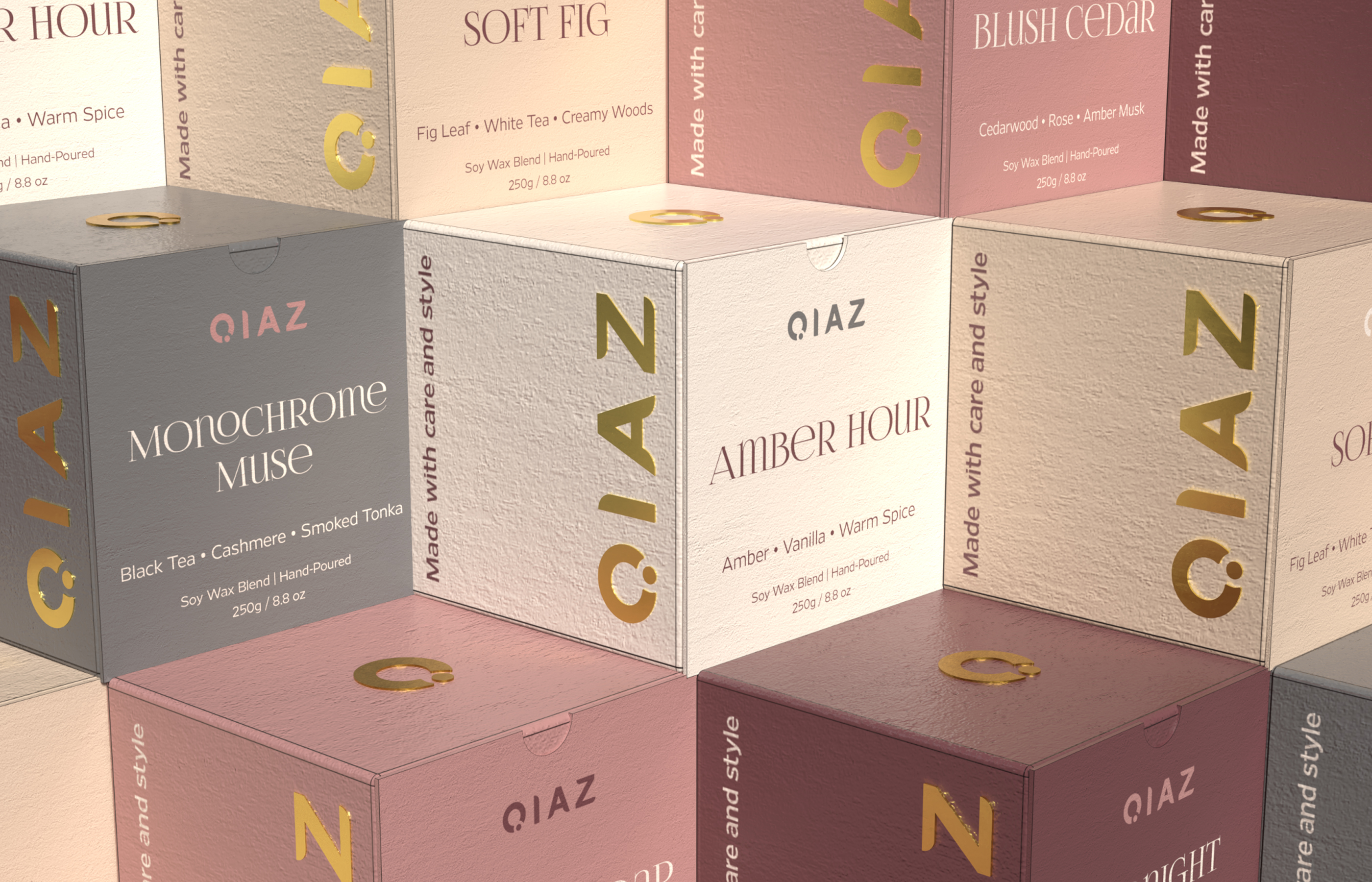 QIAZ | Дизайн упаковок — Изображение №6 — Брендинг, 3D на Dprofile