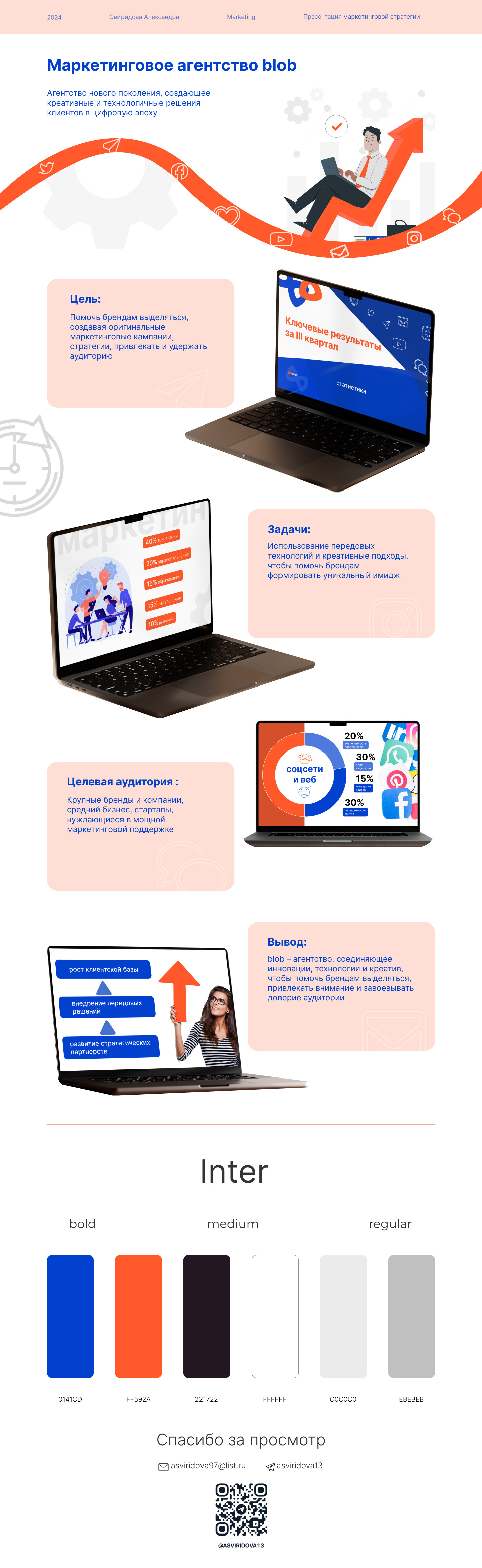 Презентация для маркетингового агентства — Изображение №1 — Интерфейсы, Маркетинг на Dprofile