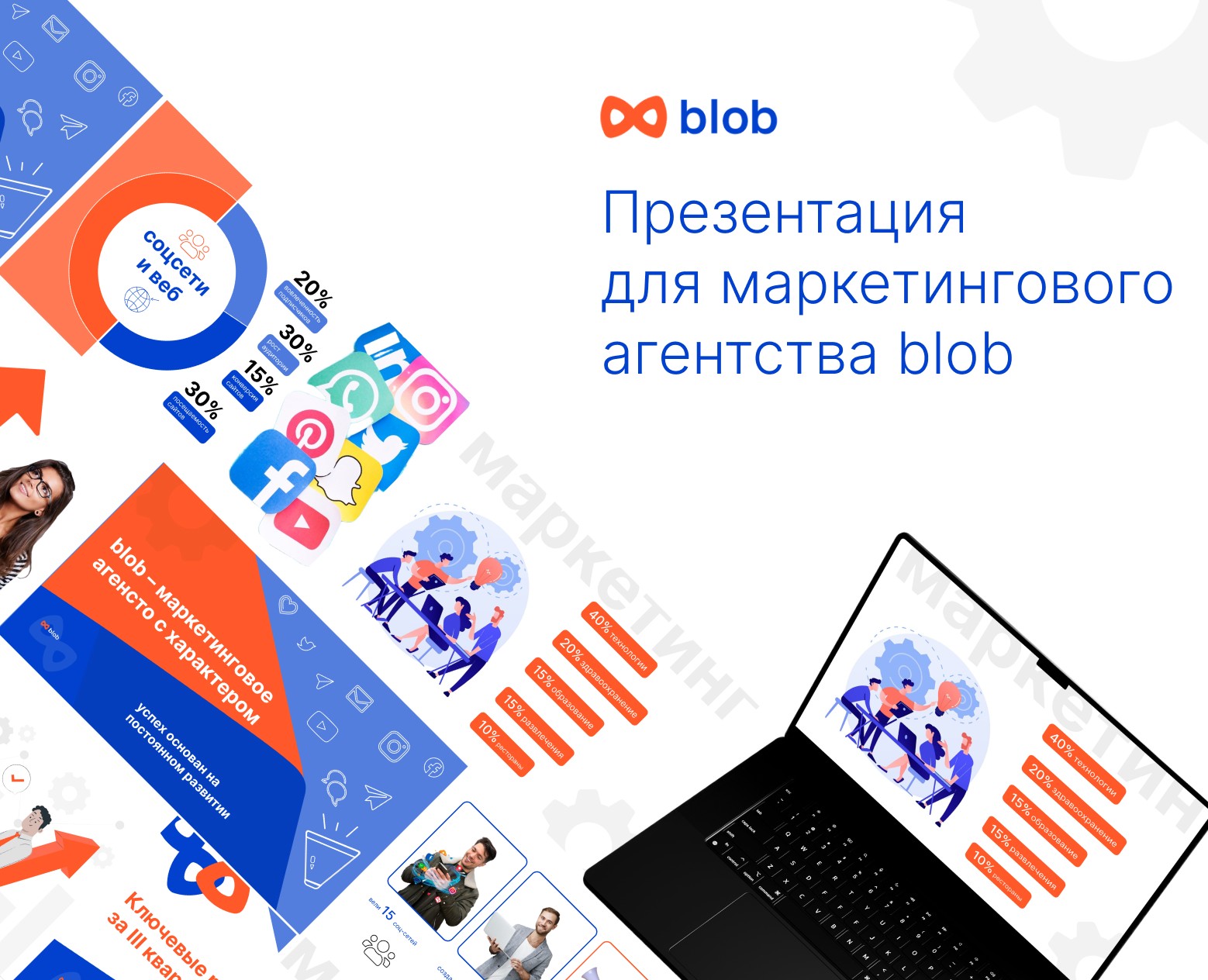 Презентация для маркетингового агентства — Интерфейсы, Маркетинг на Dprofile