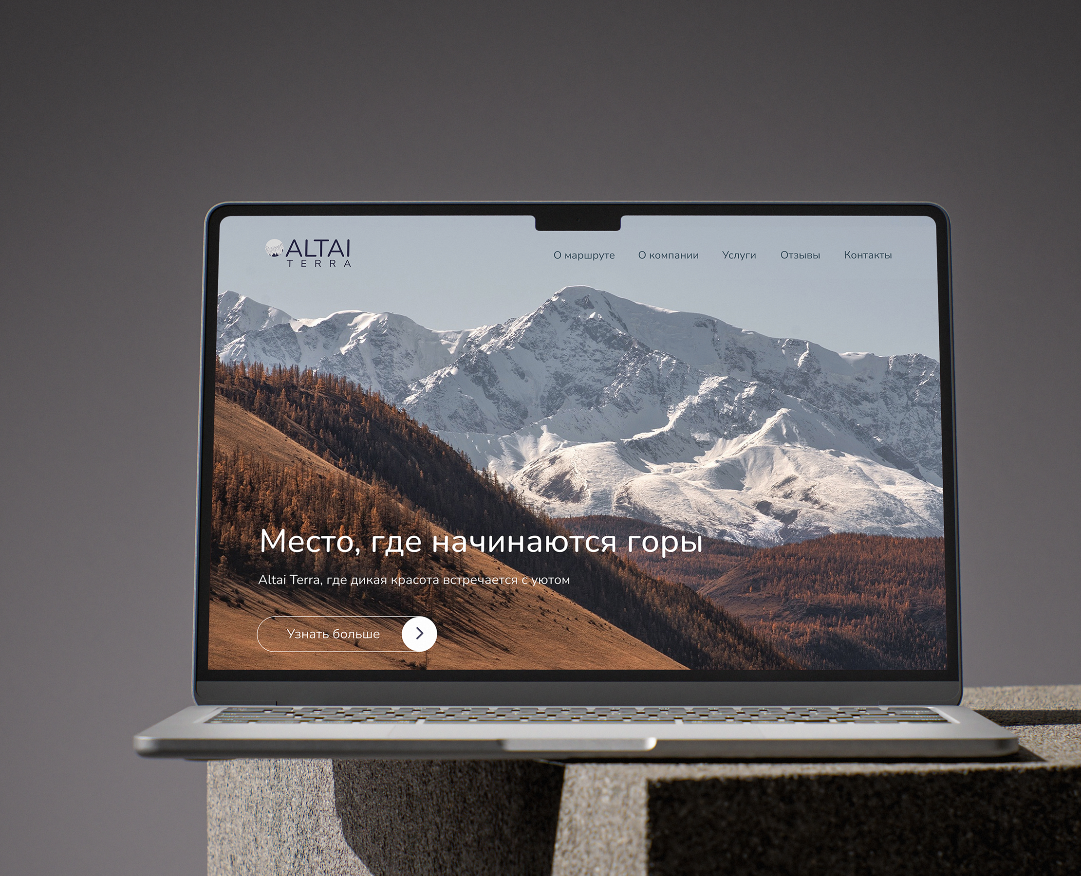 Лендинг для Altai terra — Интерфейсы на Dprofile