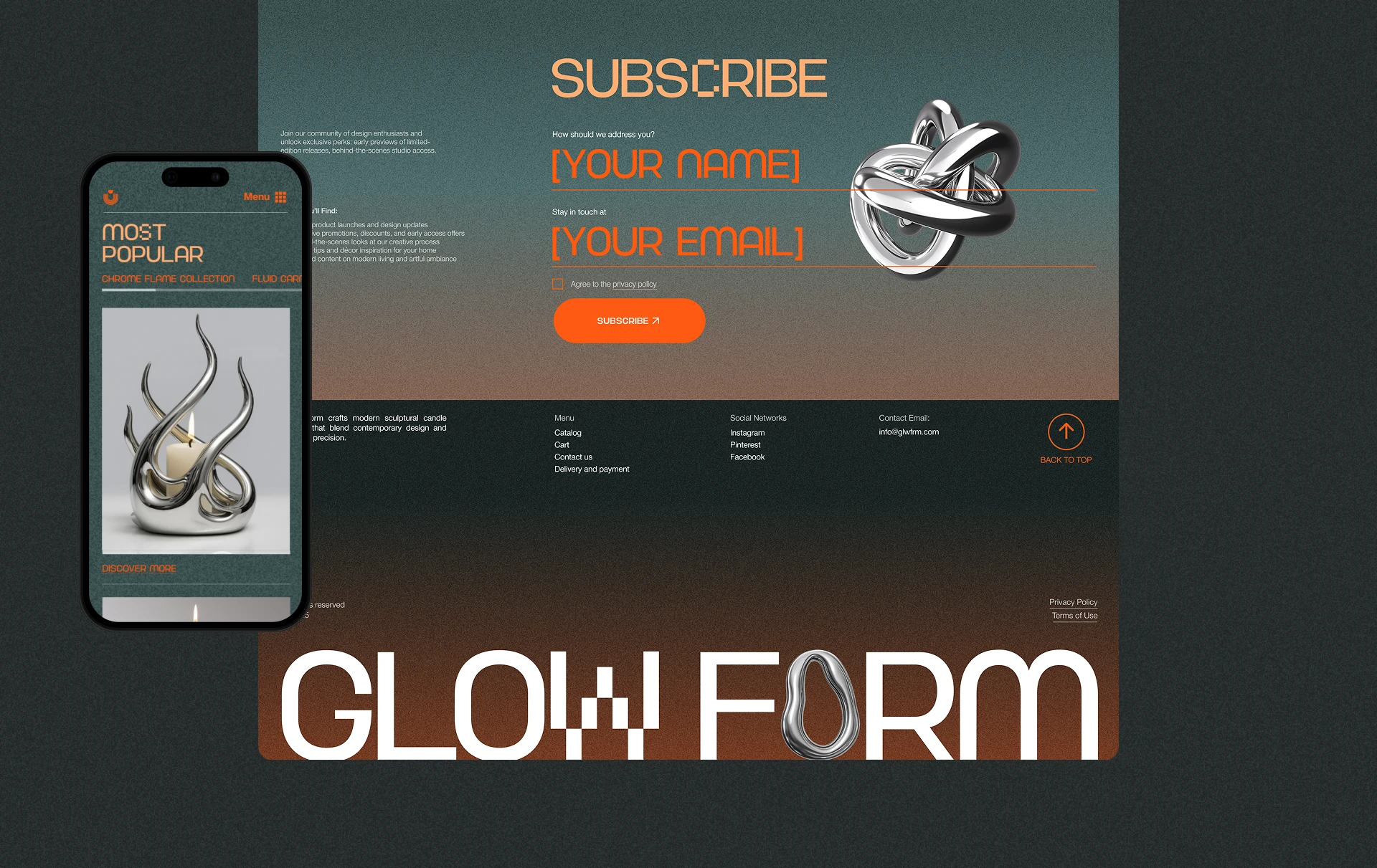 GLOW FORM | E-COMMERCE — Изображение №7 — Интерфейсы, Брендинг на Dprofile