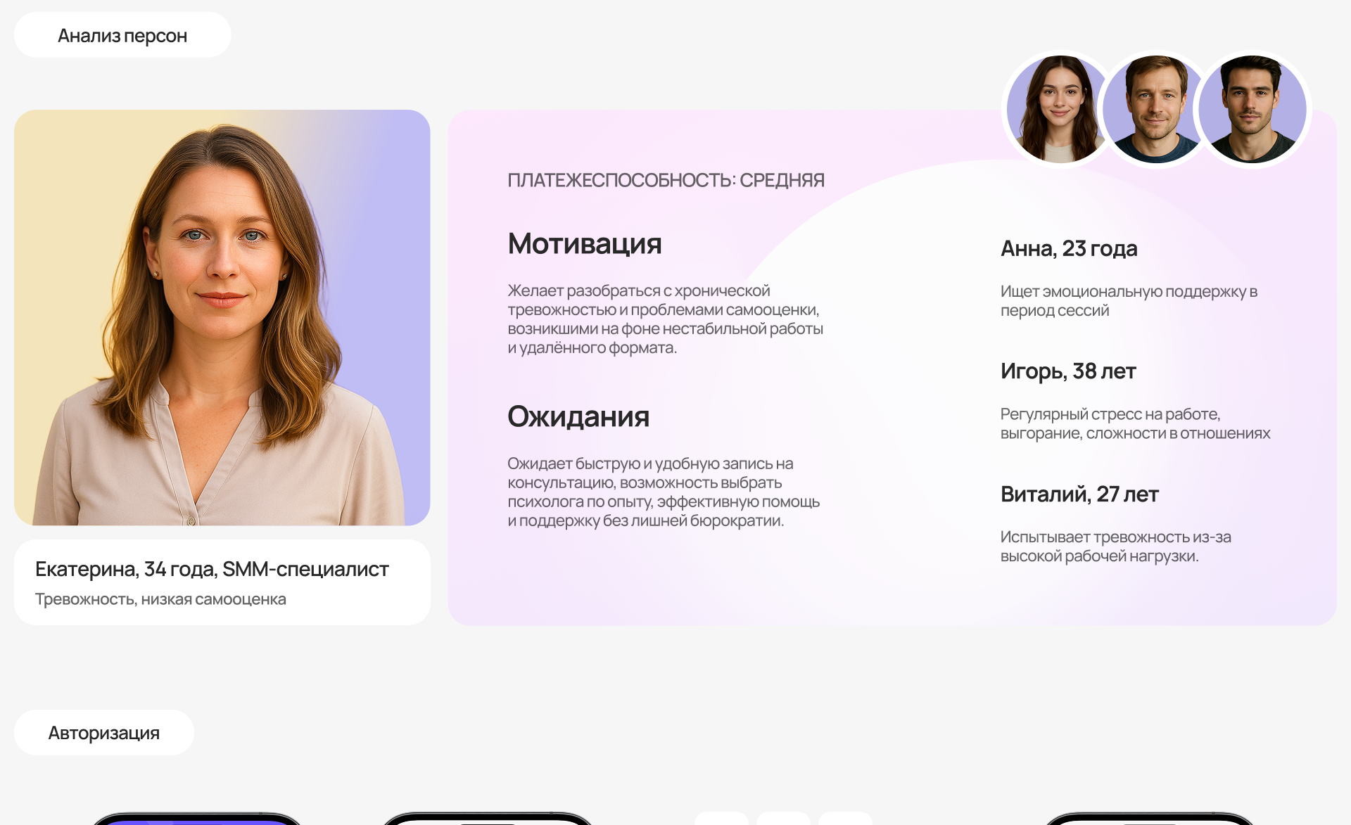 TherAppy | Мобильное приложение для психологической помощи — Изображение №5 — Интерфейсы на Dprofile