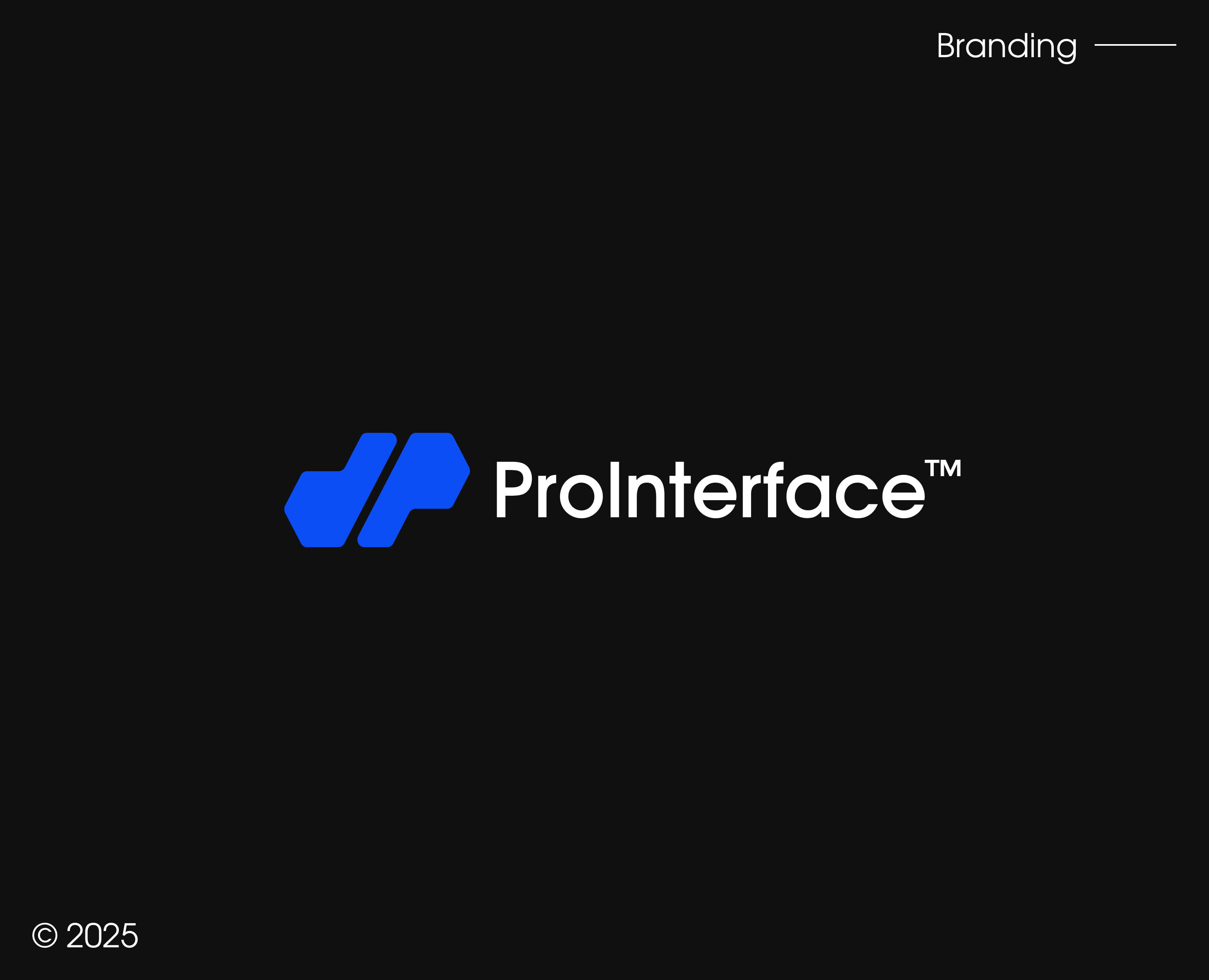 ProInterface™. Branding — Брендинг, Иллюстрация на Dprofile