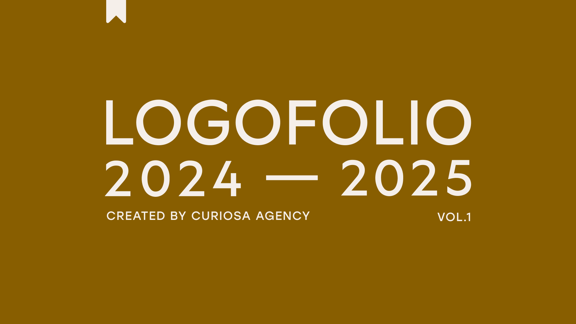 LOGOFOLIO 2024–2025 // VOLUME 1 — Изображение №1 — Брендинг на Dprofile