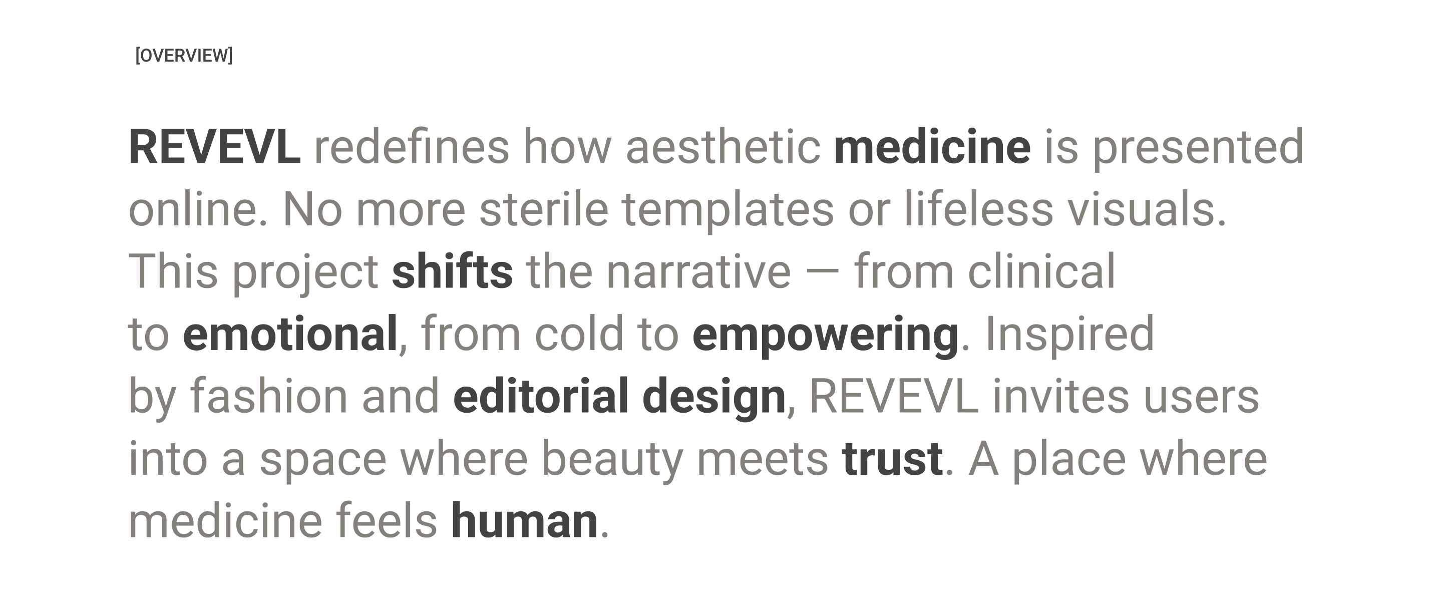 Revevl | Plastic Surgery — Изображение №2 — Интерфейсы на Dprofile
