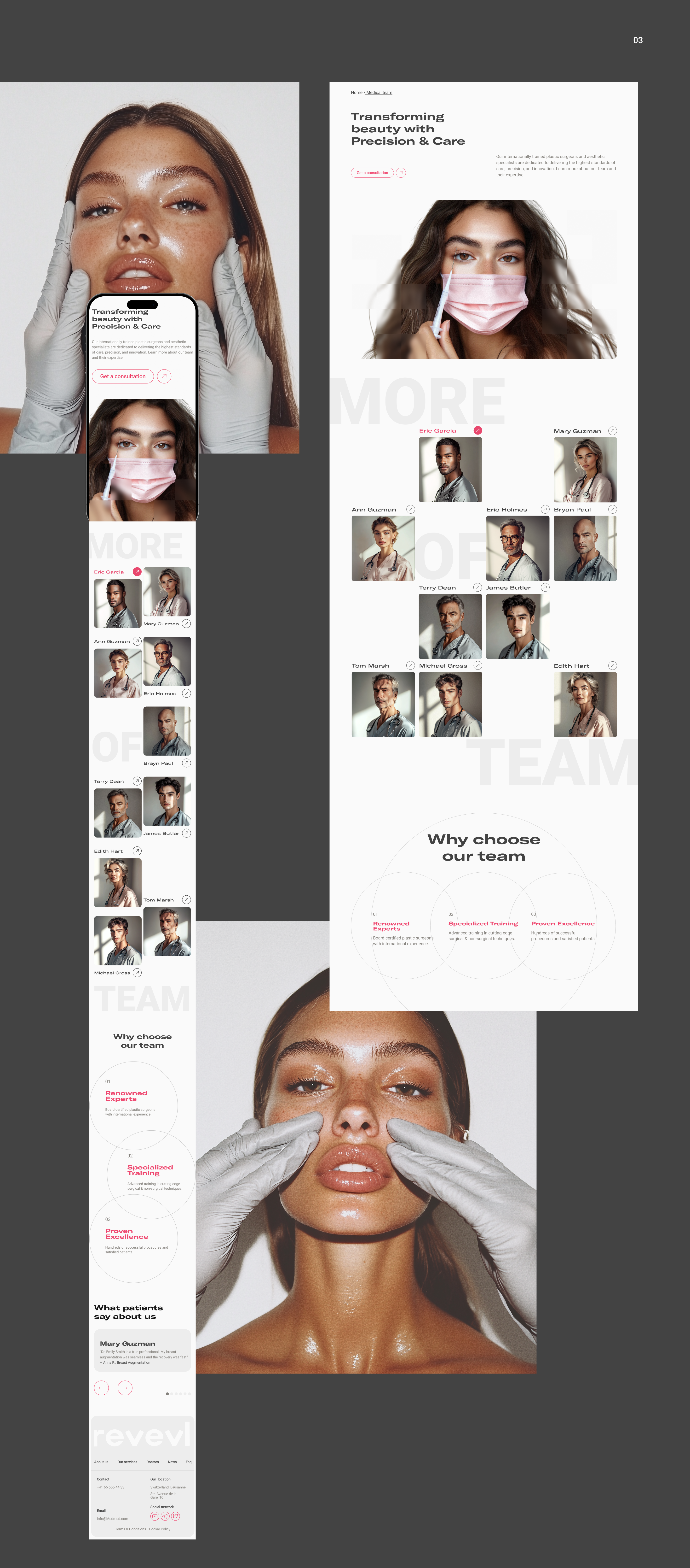 Revevl | Plastic Surgery — Изображение №9 — Интерфейсы на Dprofile