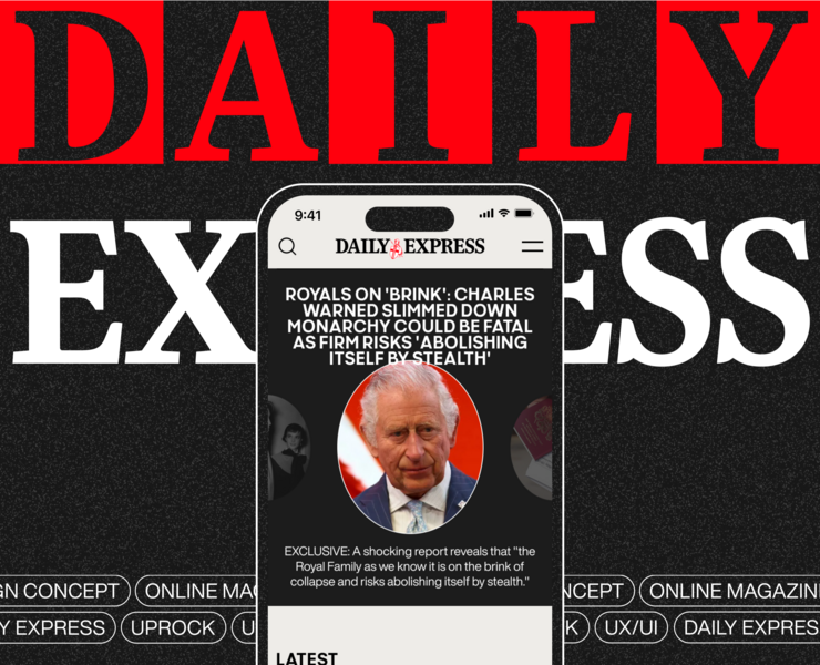 Daily Express | News website redesign — Интерфейсы на Dprofile