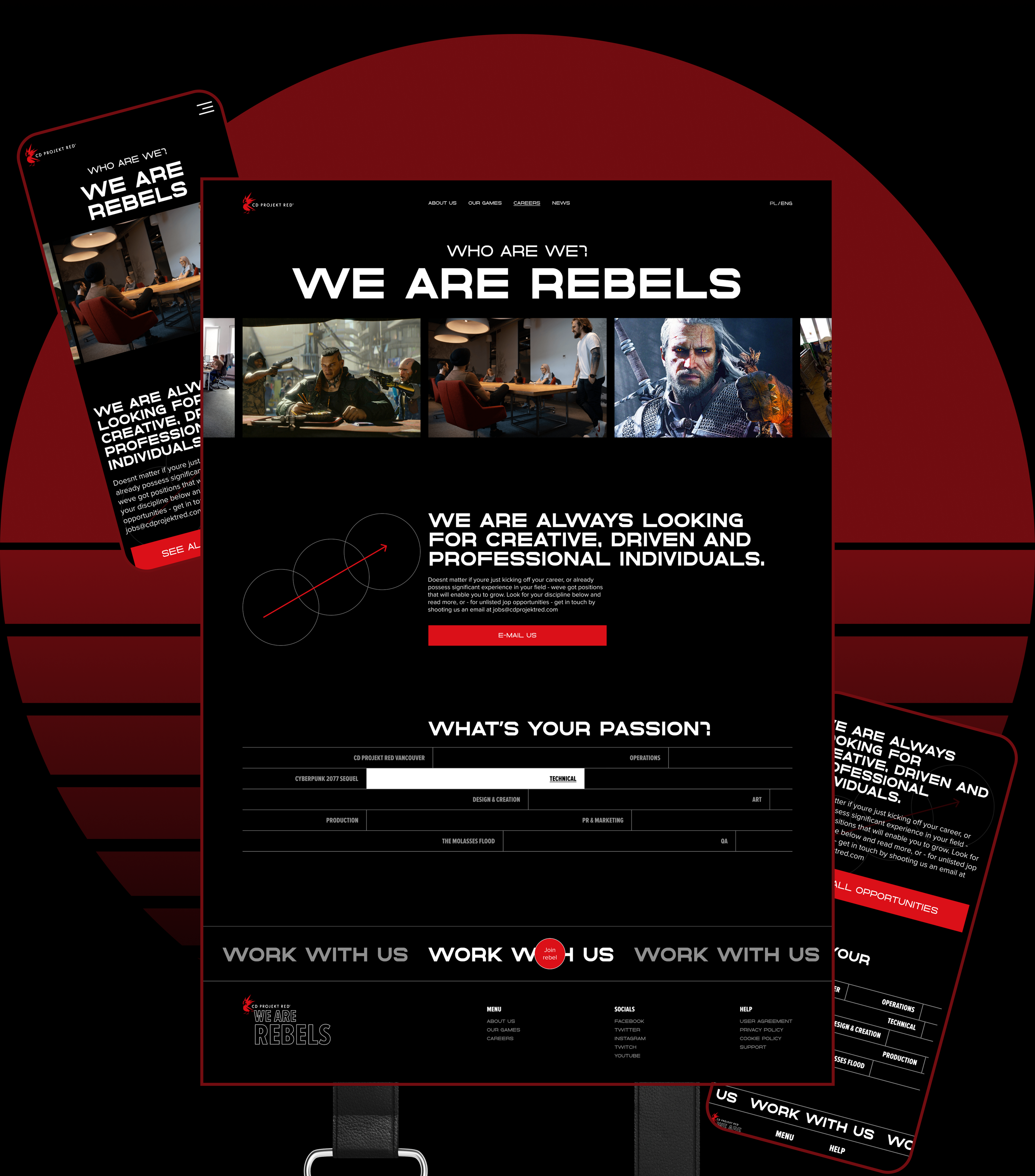 CD Projekt Red | Corporative website redesign — Изображение №9 — Интерфейсы на Dprofile