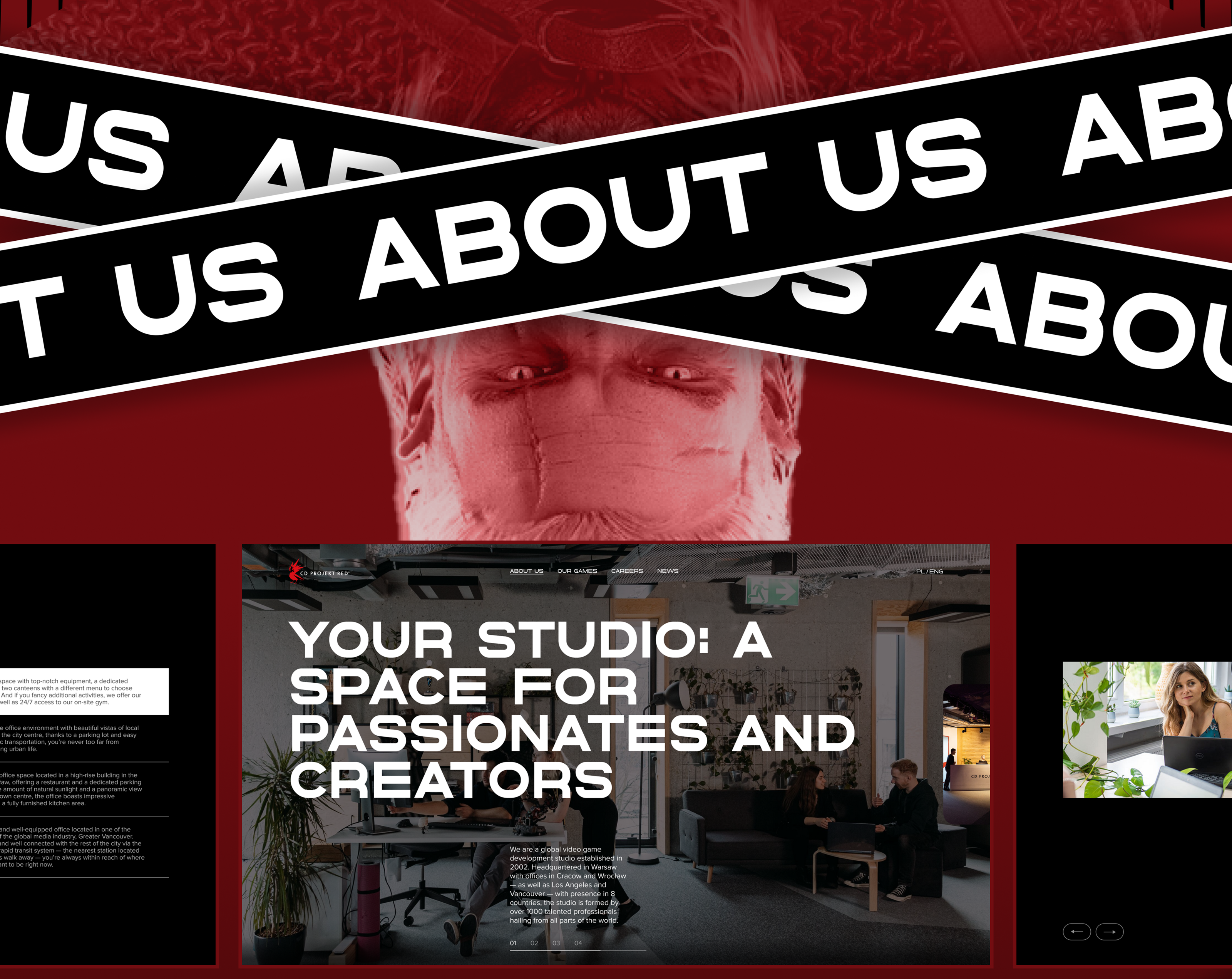 CD Projekt Red | Corporative website redesign — Изображение №7 — Интерфейсы на Dprofile