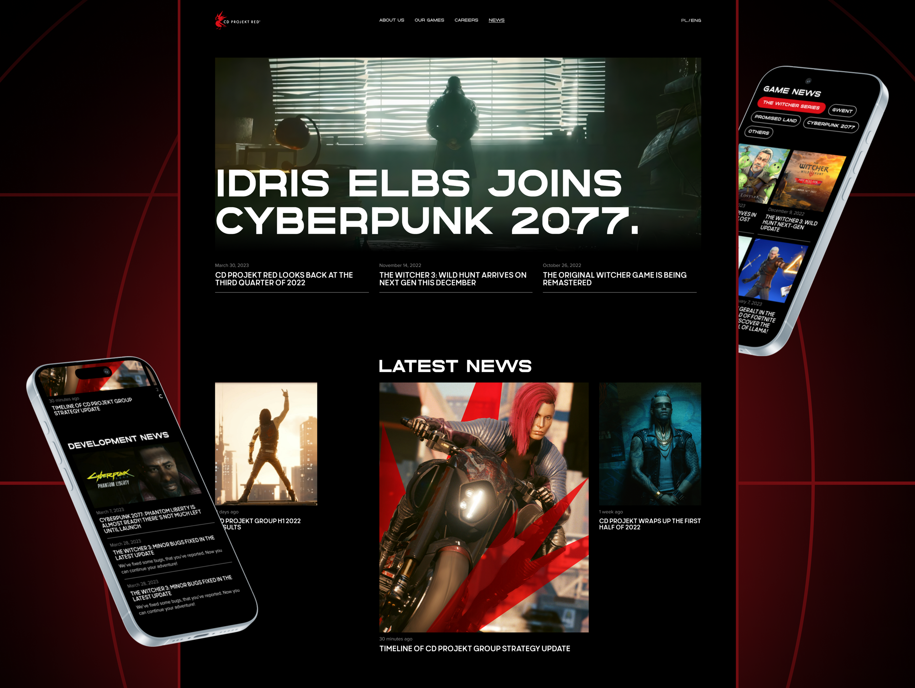 CD Projekt Red | Corporative website redesign — Изображение №11 — Интерфейсы на Dprofile