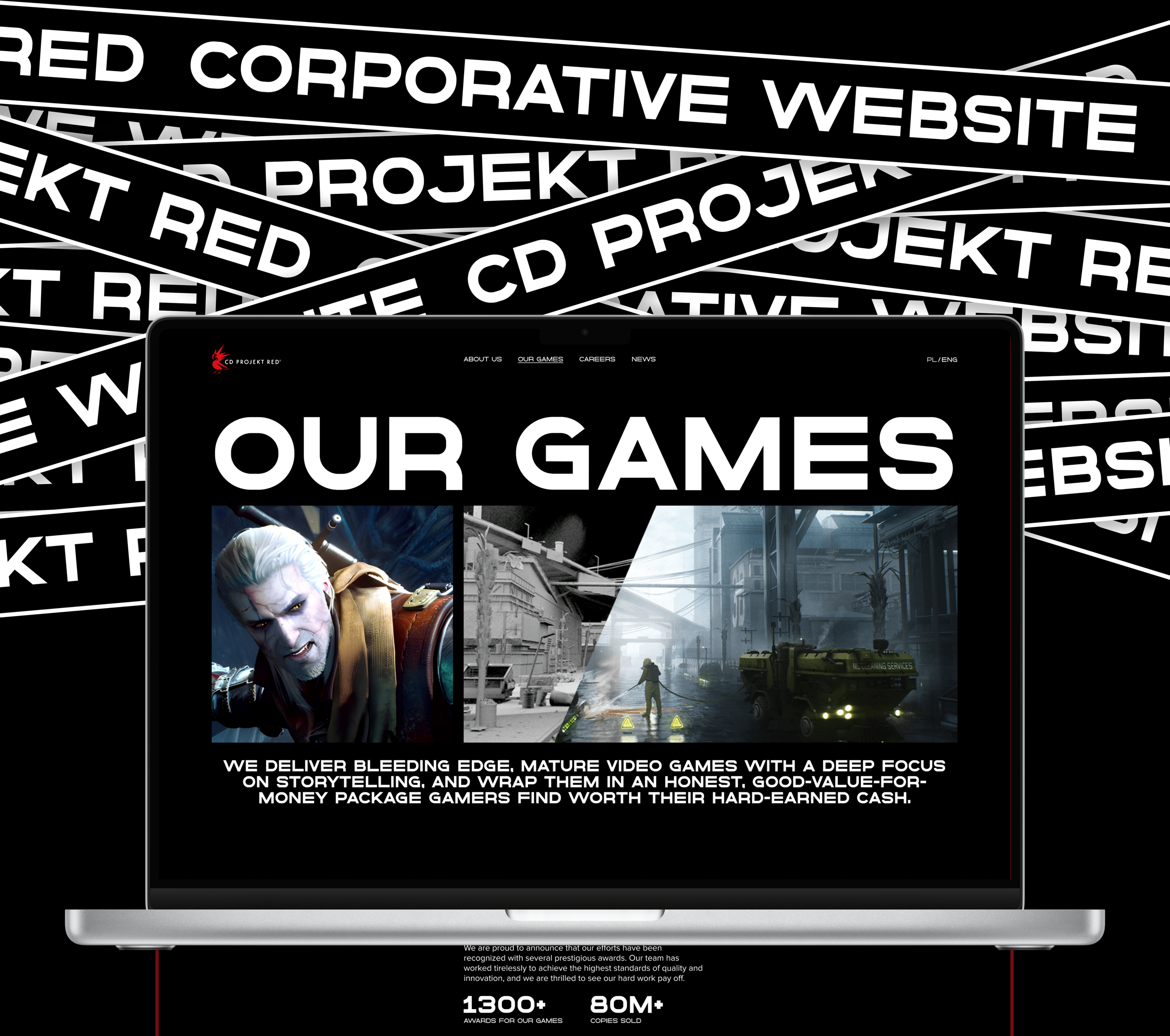 CD Projekt Red | Corporative website redesign — Изображение №4 — Интерфейсы на Dprofile