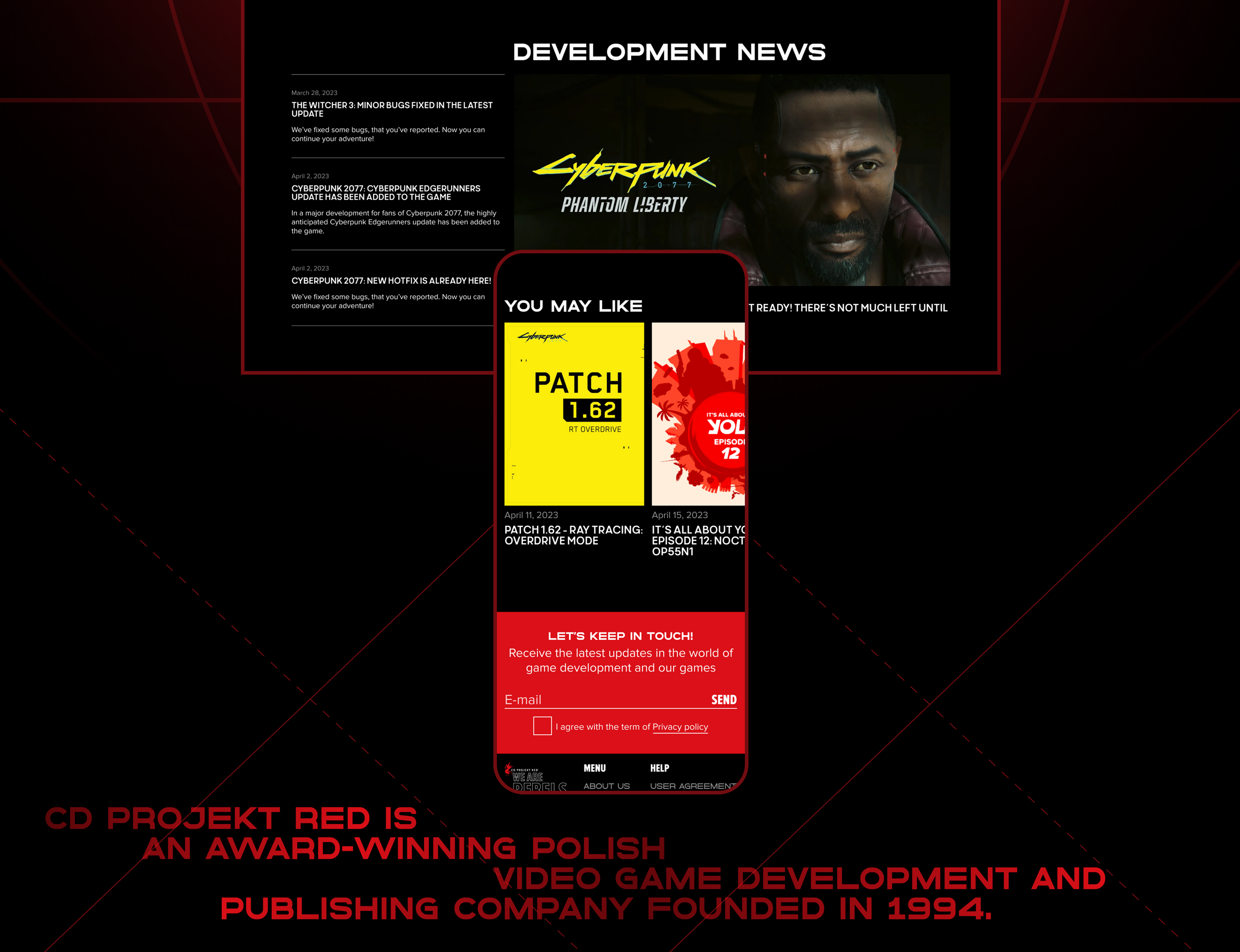 CD Projekt Red | Corporative website redesign — Изображение №12 — Интерфейсы на Dprofile