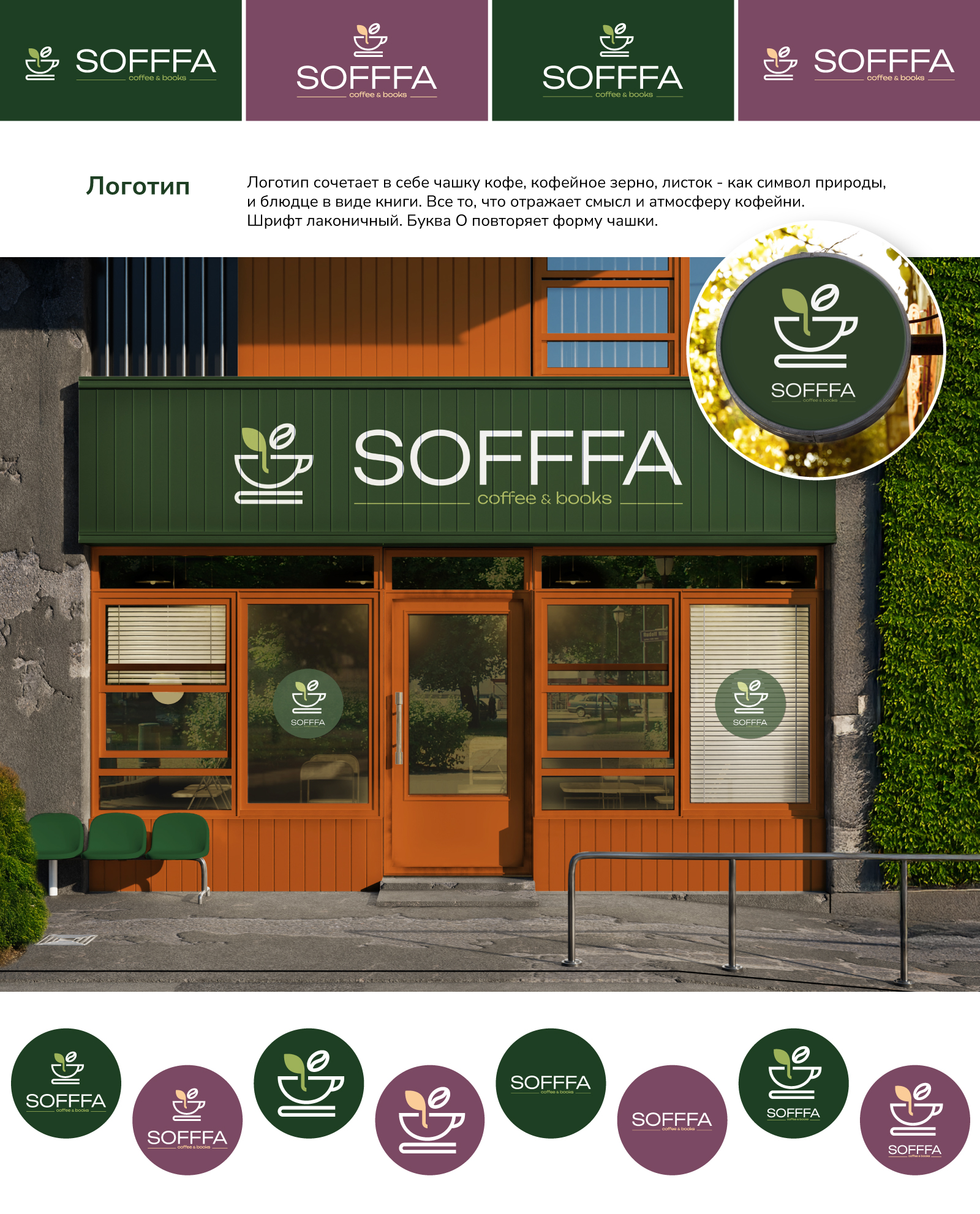 Кофейня SOFFFA / Фирменный стиль — Изображение №3 — Брендинг на Dprofile