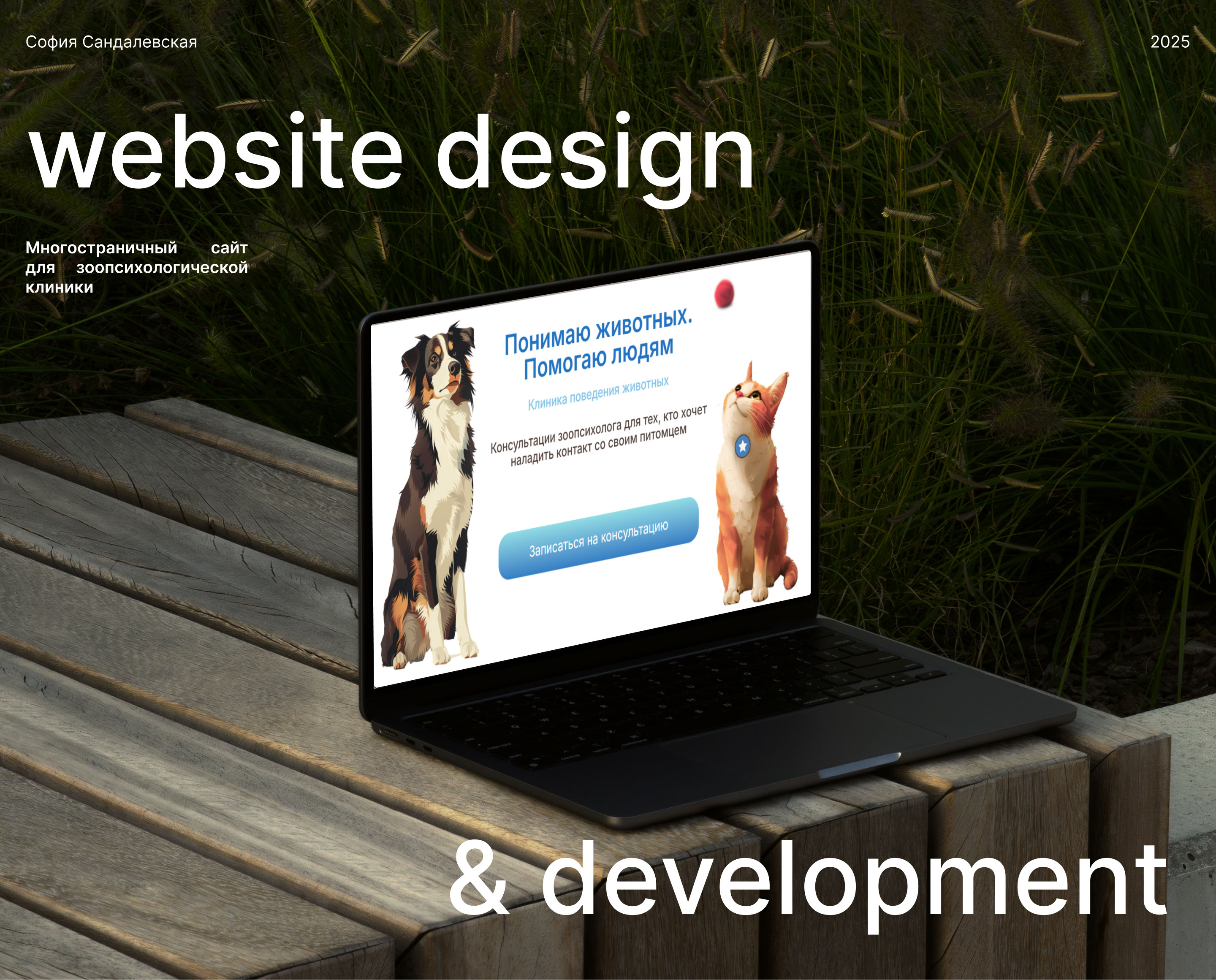 PetBehavior | Website for a zoo-psychological clinic — Изображение №1 — Интерфейсы, Брендинг на Dprofile