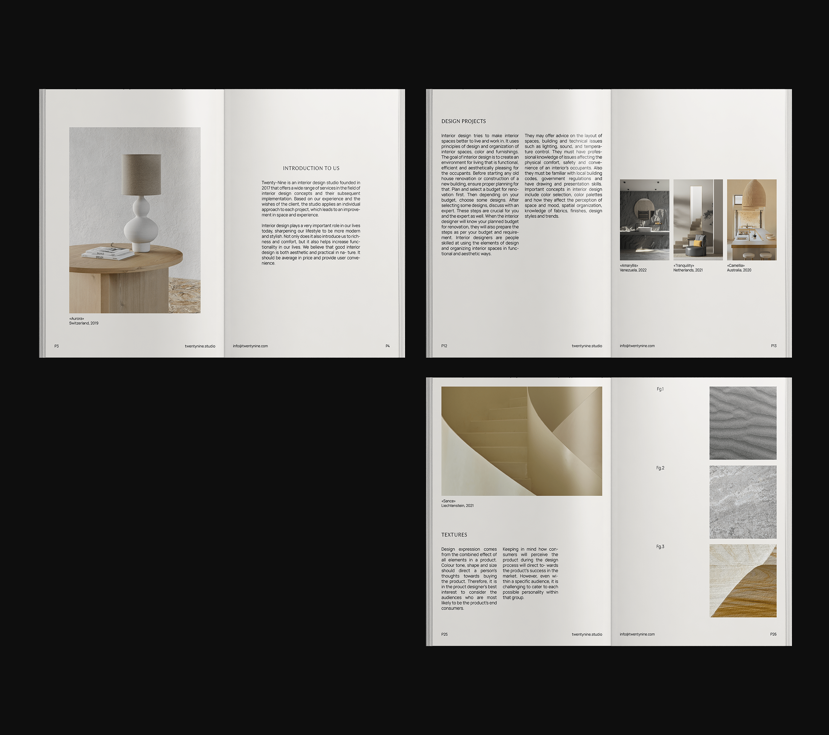 TWENTY–NINE | INTERIOR DESIGN STUDIO — Изображение №10 — Брендинг, Графика на Dprofile