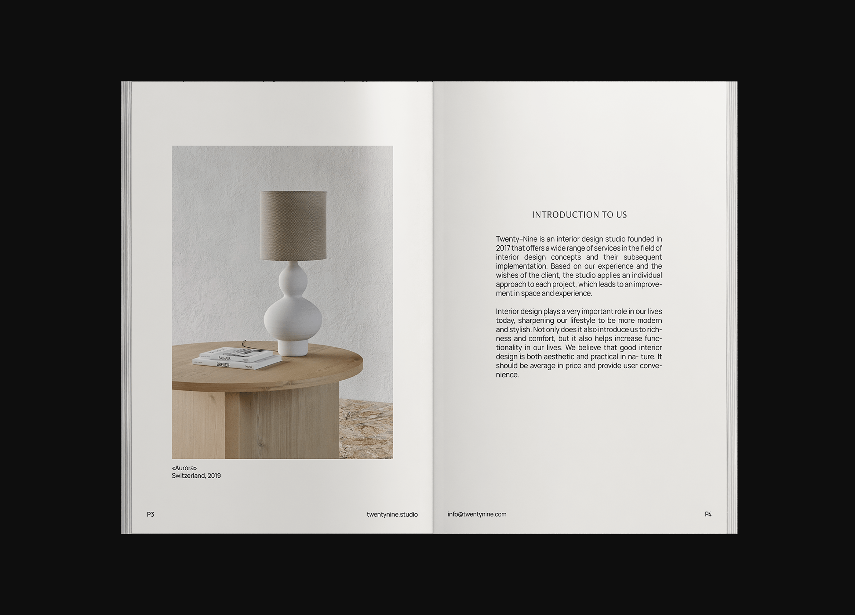 TWENTY–NINE | INTERIOR DESIGN STUDIO — Изображение №3 — Брендинг, Графика на Dprofile