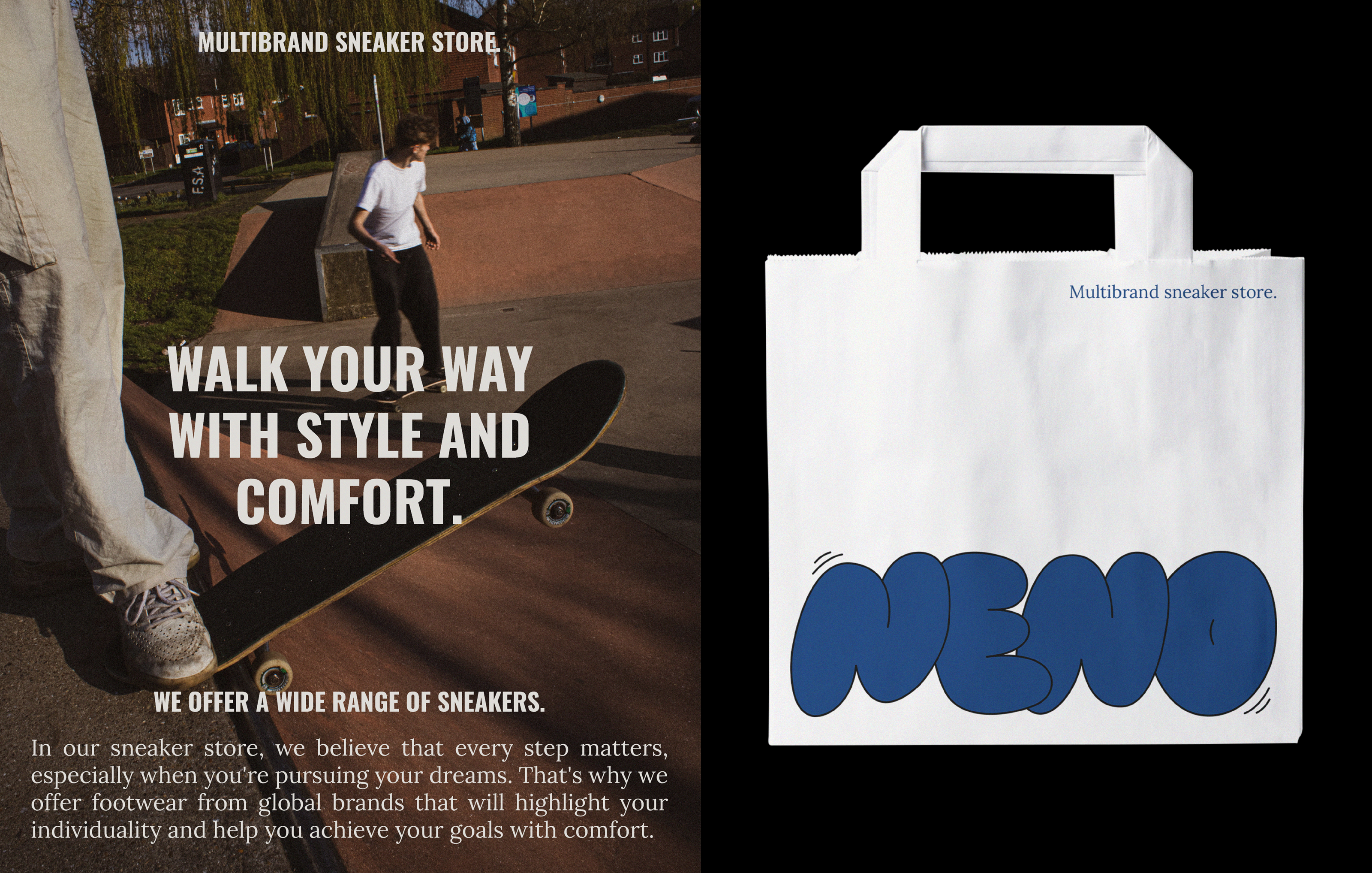 NENO | MULTIBRAND SNEAKER STORE — Изображение №4 — Брендинг, Графика на Dprofile