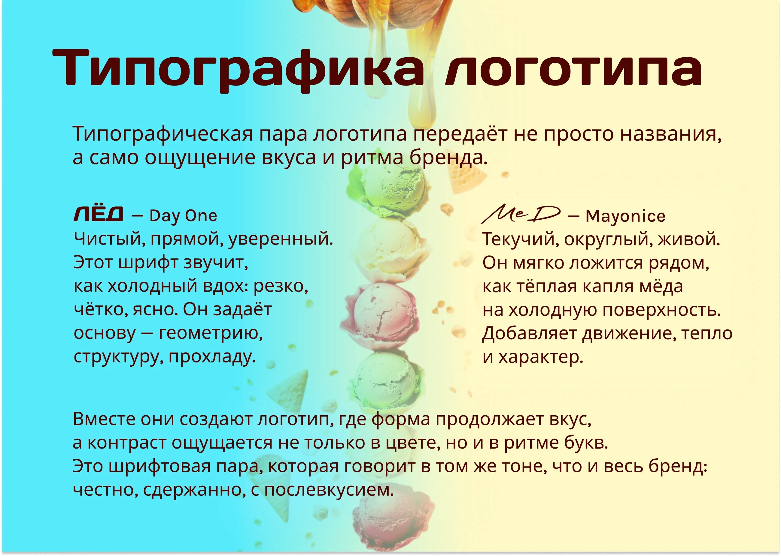 Айдентика, нейминг кафе-мороженого — Изображение №14 — Брендинг, Маркетинг на Dprofile