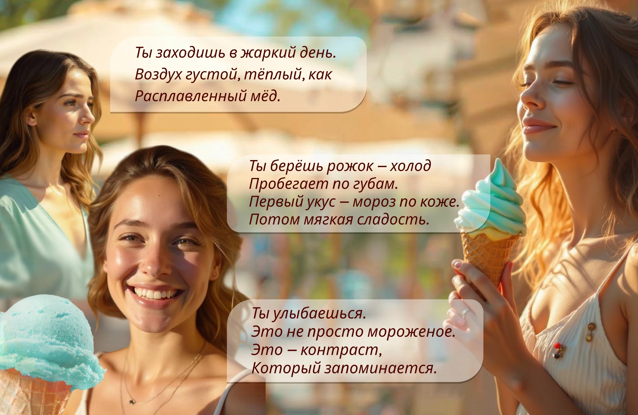 Айдентика, нейминг кафе-мороженого — Изображение №6 — Брендинг, Маркетинг на Dprofile