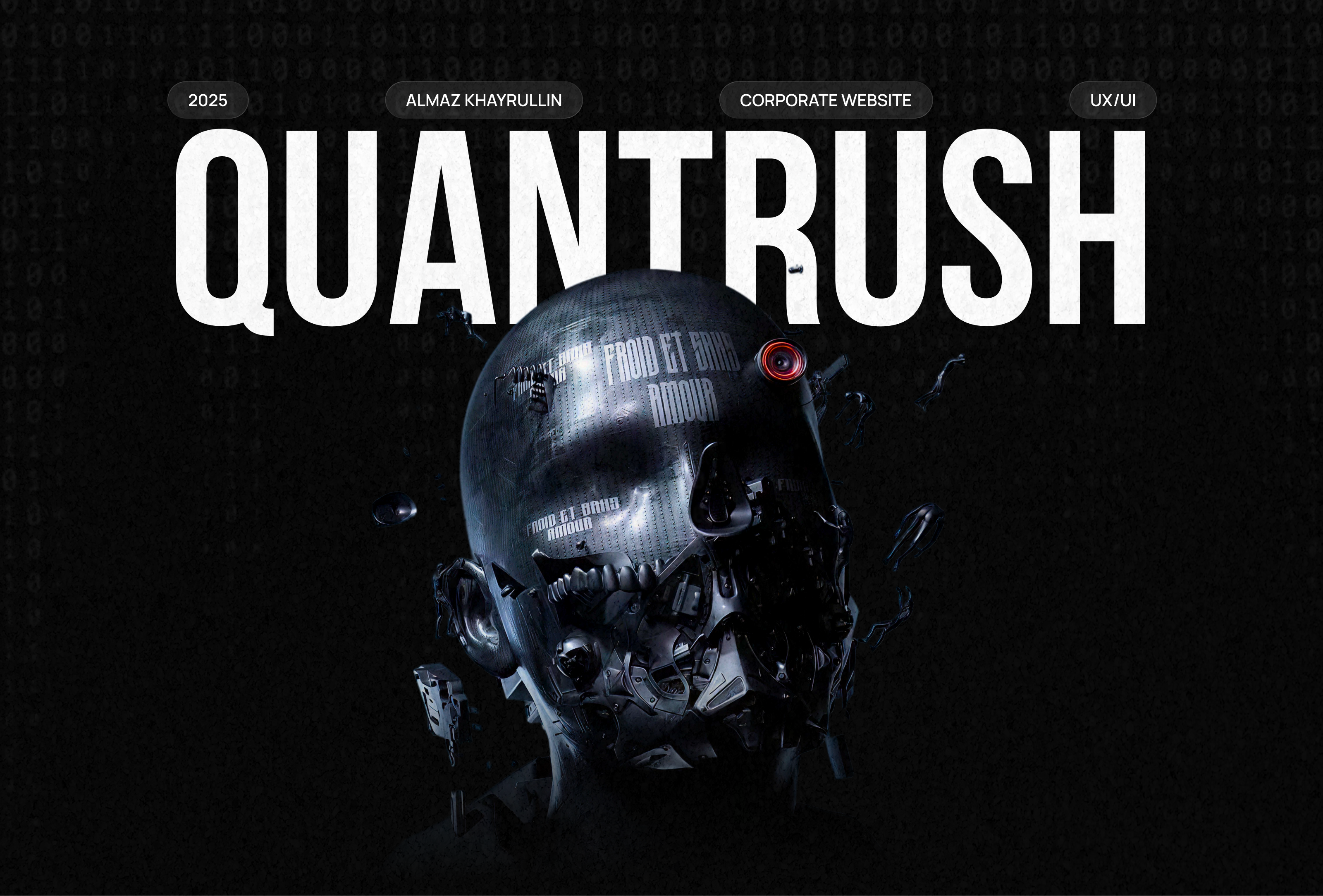 QuantRush | Corporate website design — Изображение №1 — Интерфейсы, Брендинг на Dprofile