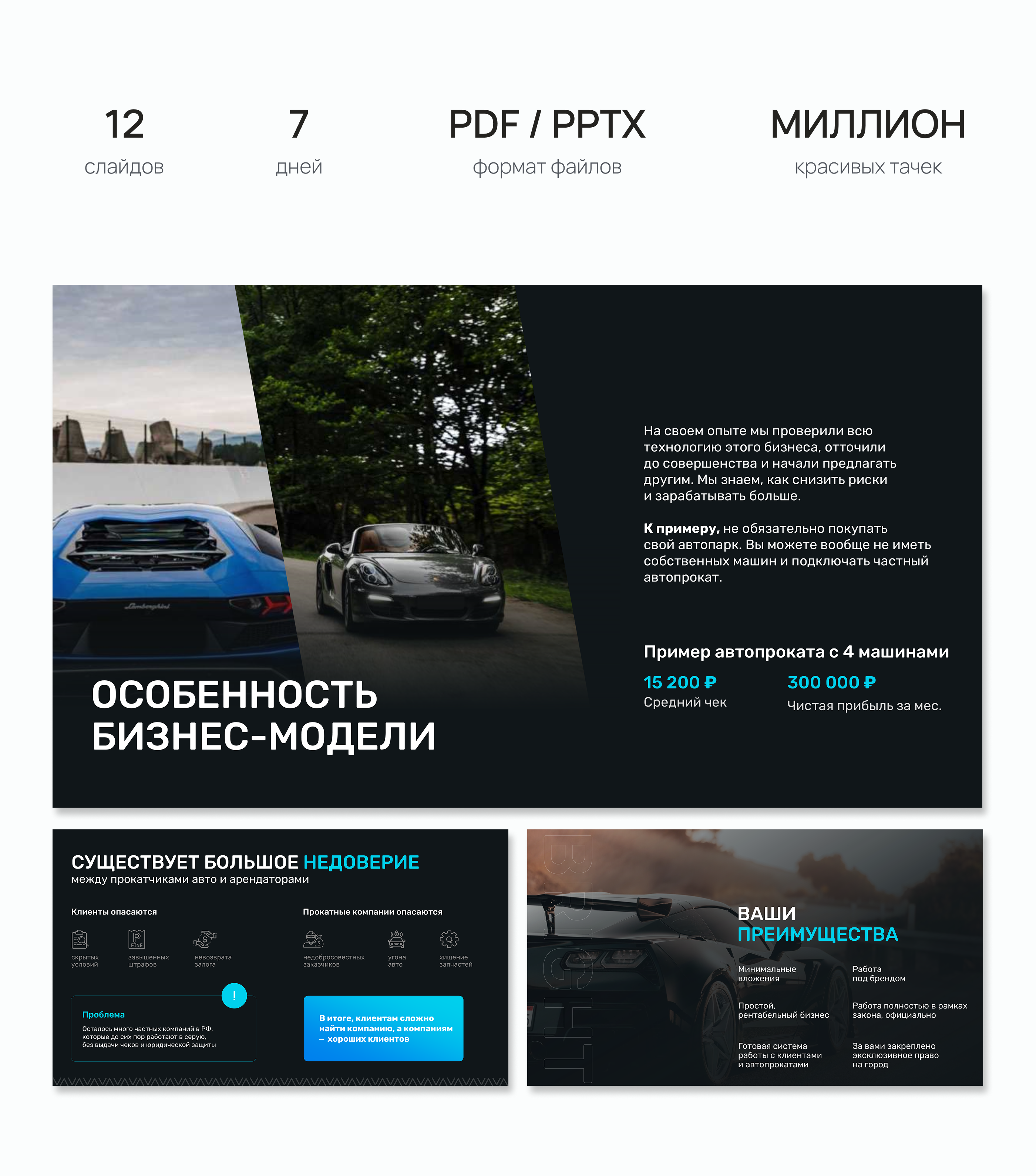 Презентация франшизы автопроката — Изображение №4 — Графика, Маркетинг на Dprofile