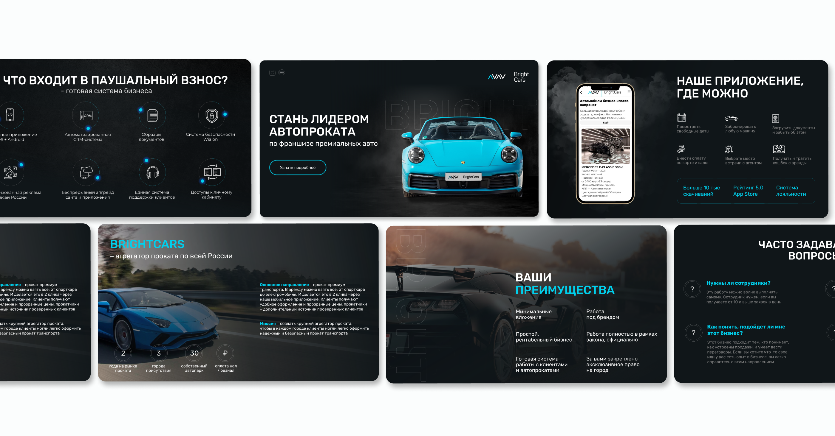 Презентация франшизы автопроката — Изображение №1 — Графика, Маркетинг на Dprofile