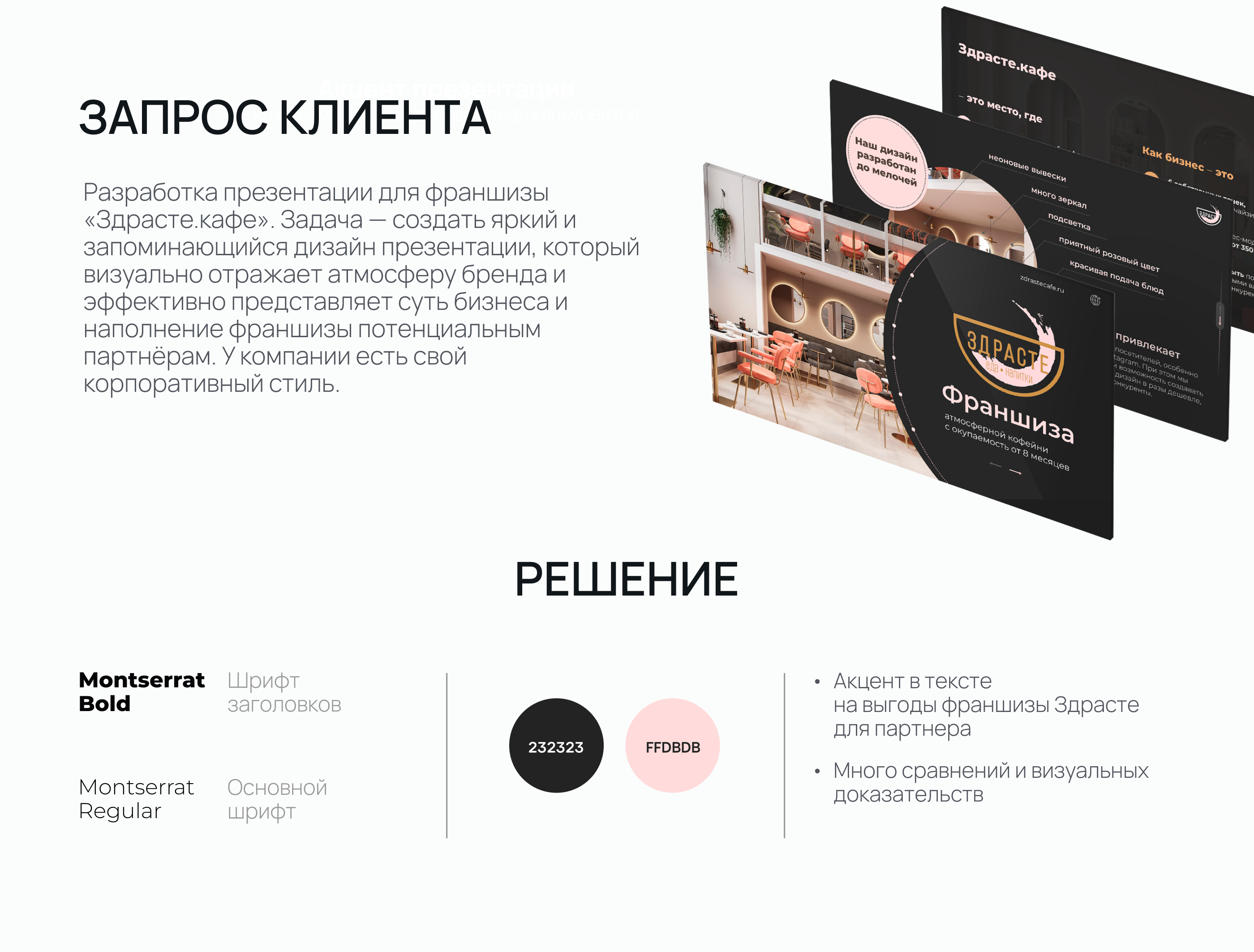 Дизайн презентации для бизнеса | Франшиза Здрасте.кафе — Изображение №2 — Графика, Маркетинг на Dprofile