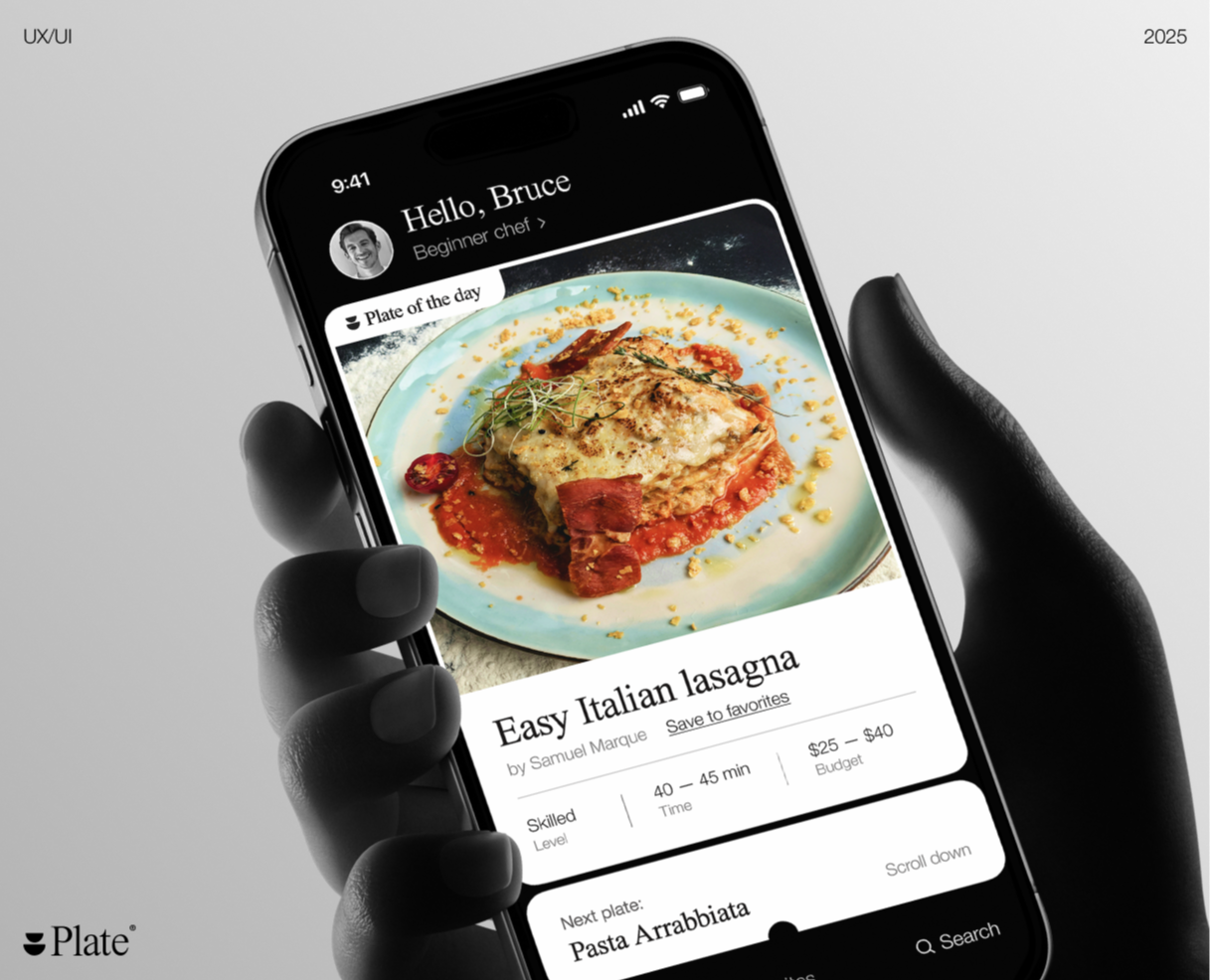 Plate App — Интерфейсы на Dprofile
